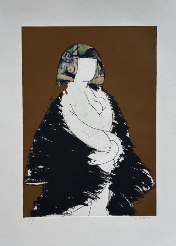 Manolo Valdés – La Donna Italiana (Helene), 2005 – Collage