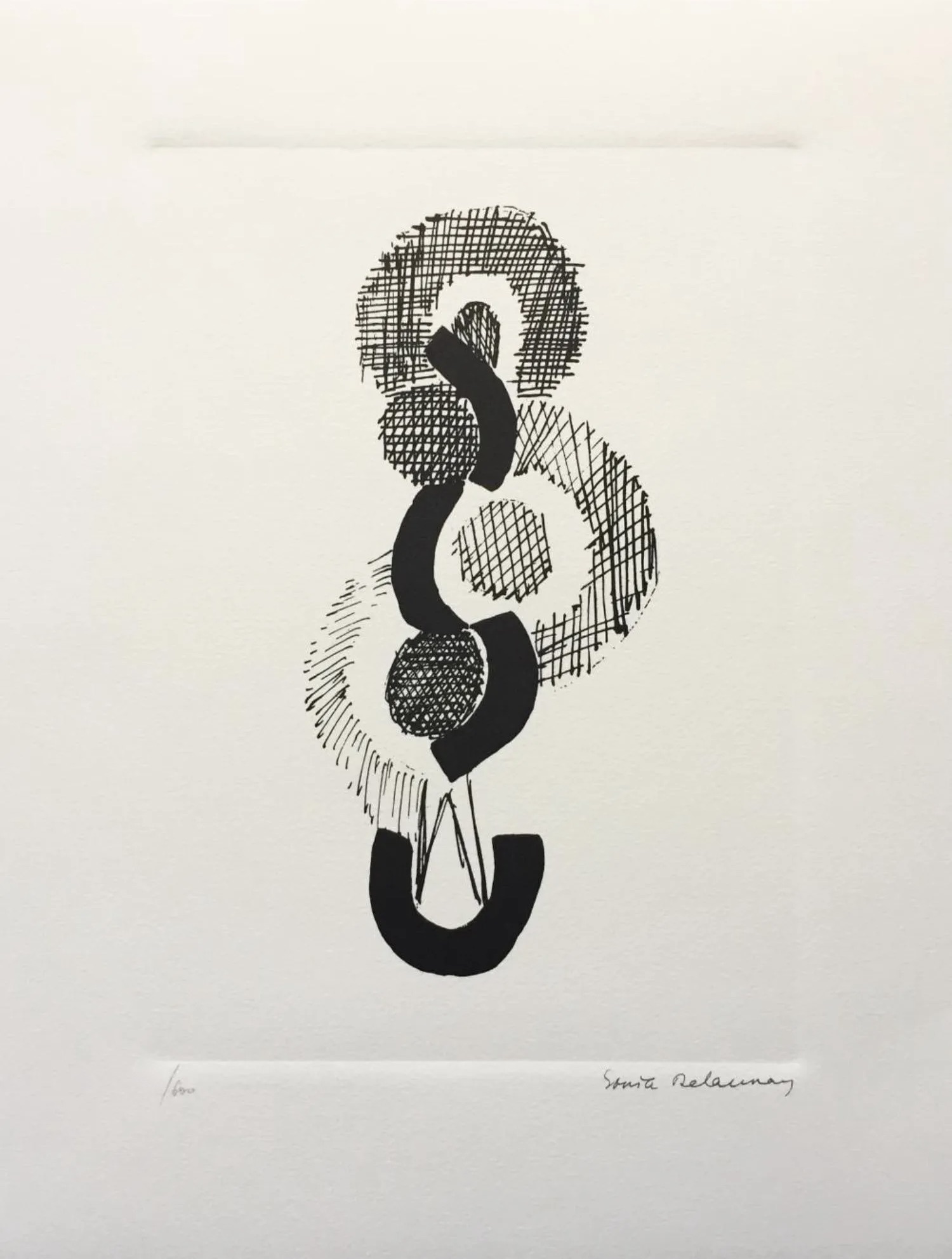 Sonia Delaunay – Dance Endless Rhythm (1923), 1994 – Litografía