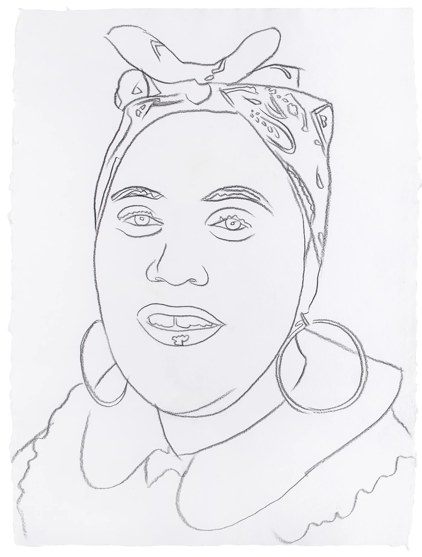 Andy Warhol – Mammy (drawing), 1981 – Grafito