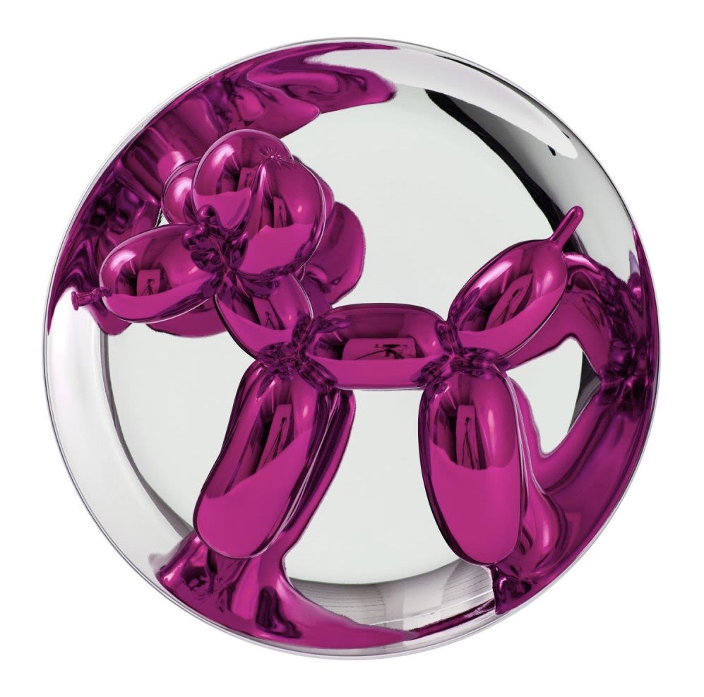Jeff Koons – Balloon Dog (Magenta), 2015 – Porcelaine