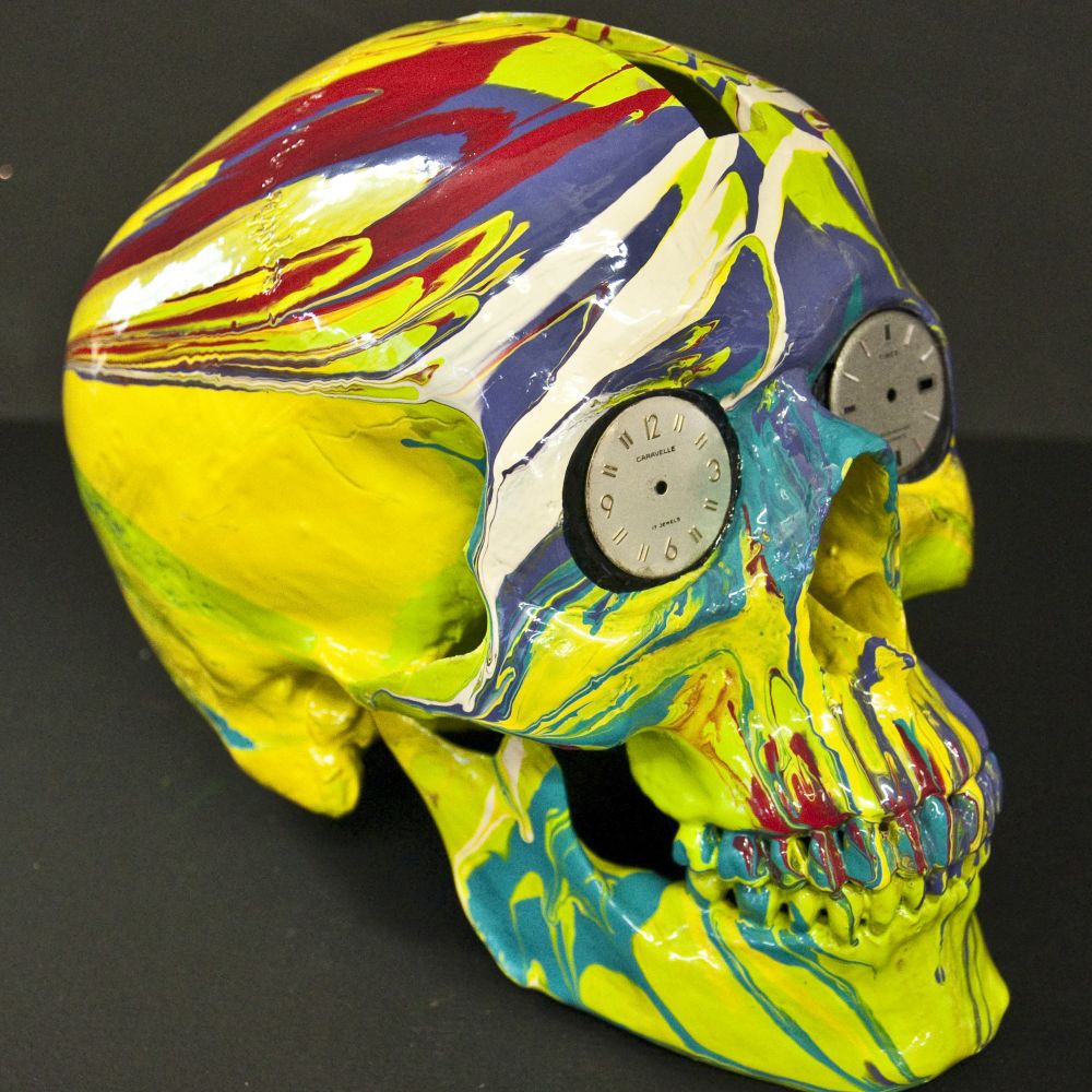 Damien Hirst – The Hours Spin Skull, 2009 – Mixed Media