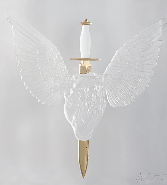 Damien Hirst – Eternal Prayer (Clear & Gold), 2017 – Mixed média