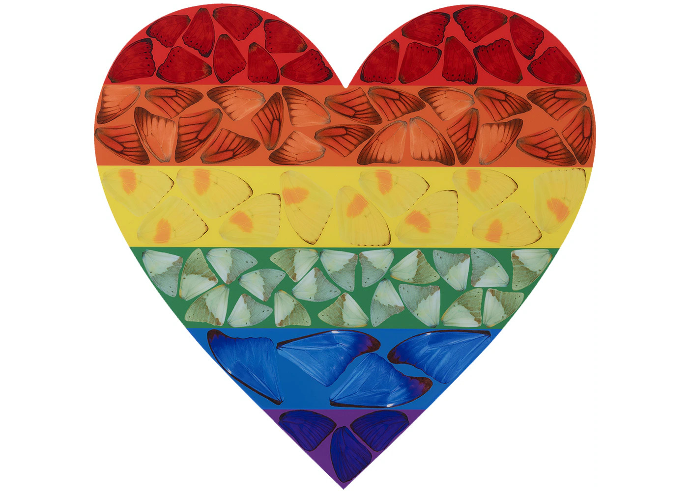 Damien Hirst – H7-3 Butterfly Heart (Large), 2020 – Archival-Print