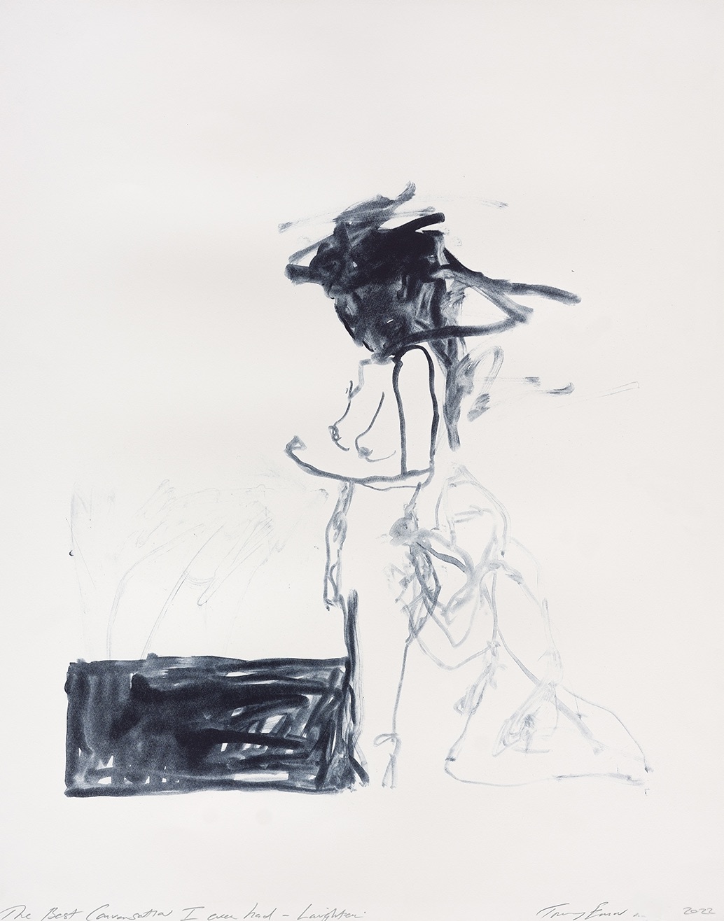 Tracey Emin – The Best Conversation I ever had – Laughter, 2022 – Lithografie