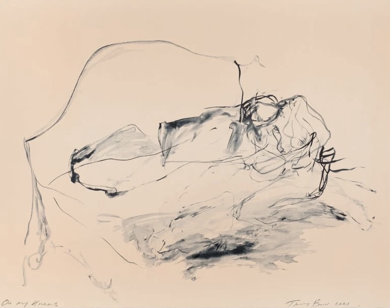 Tracey Emin – On My Knees, 2021 – Litografía