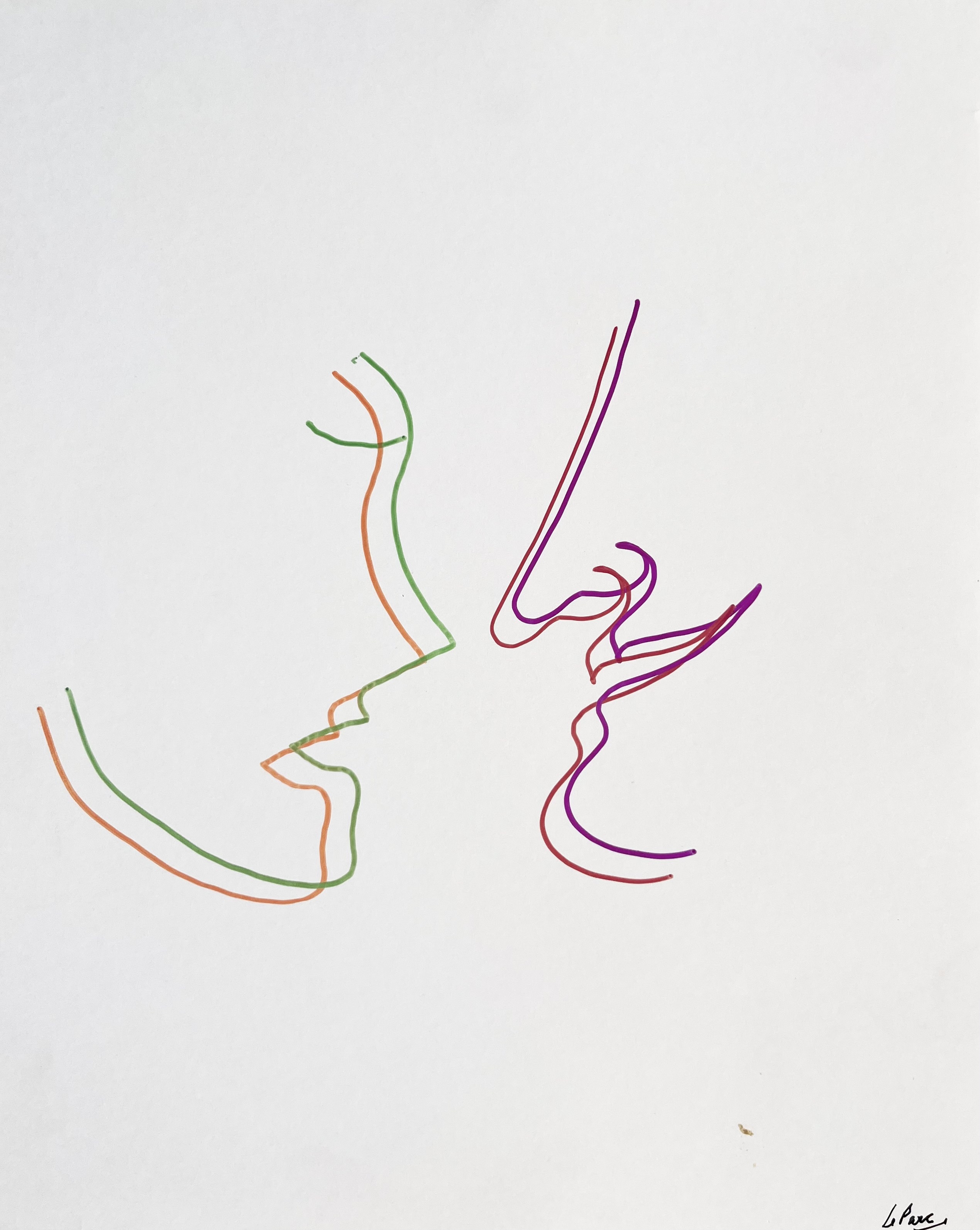 Julio Le Parc – Dessin Infinie 14, 2022 – Marqueur