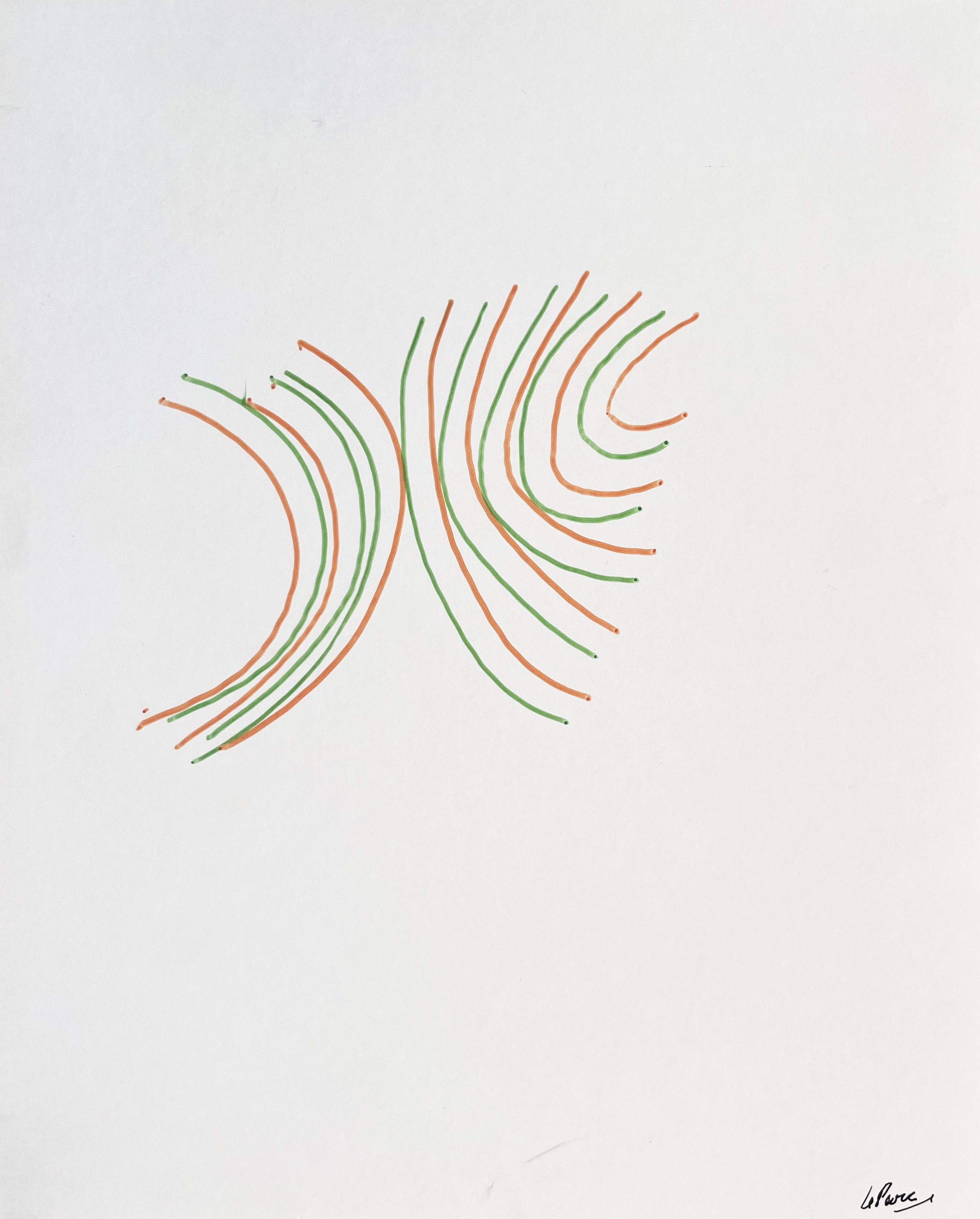 Julio Le Parc – Dessin Infinie 29, 2022 – Marqueur
