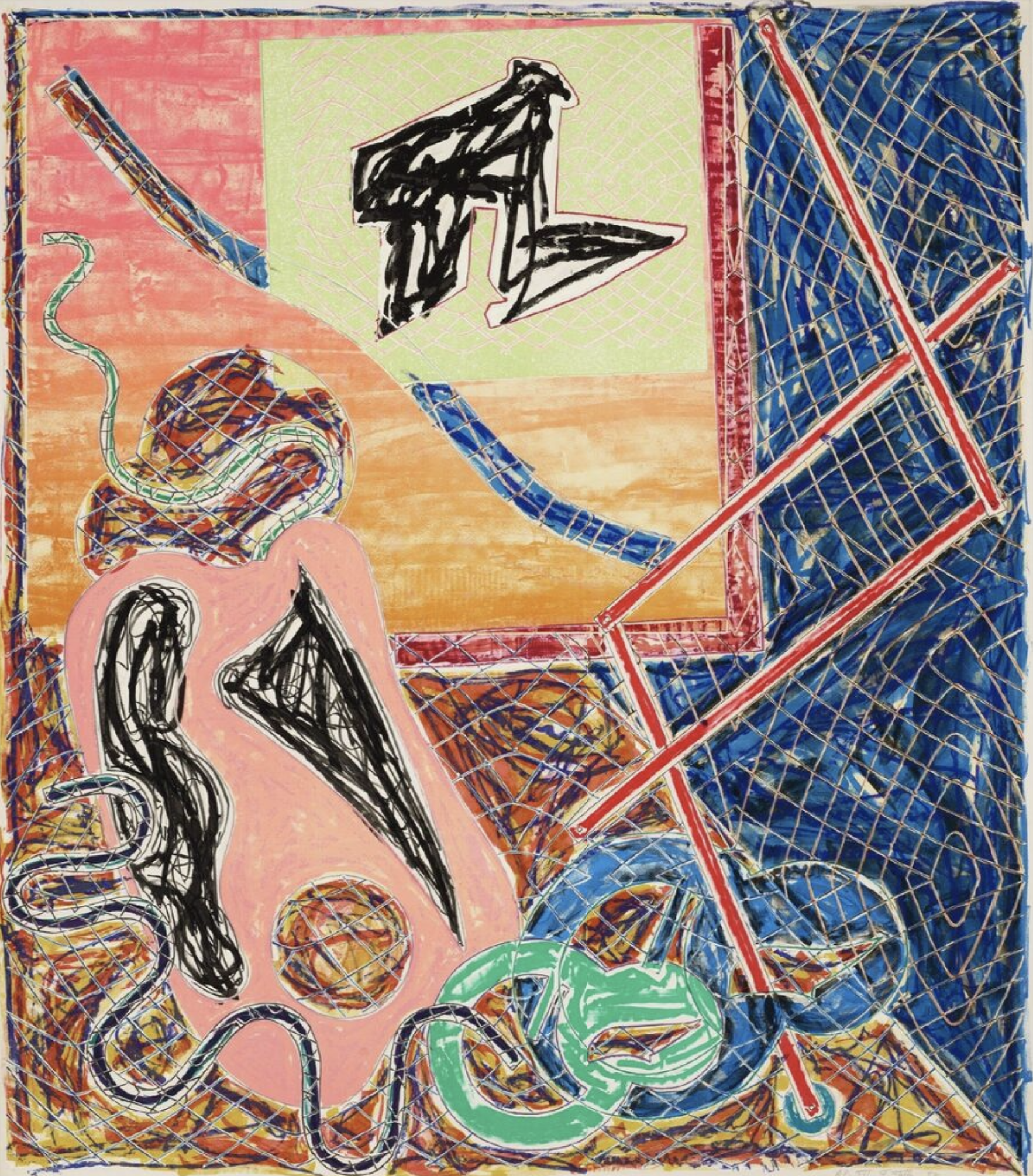 Frank Stella – Shards I, 1982 – Mixed média