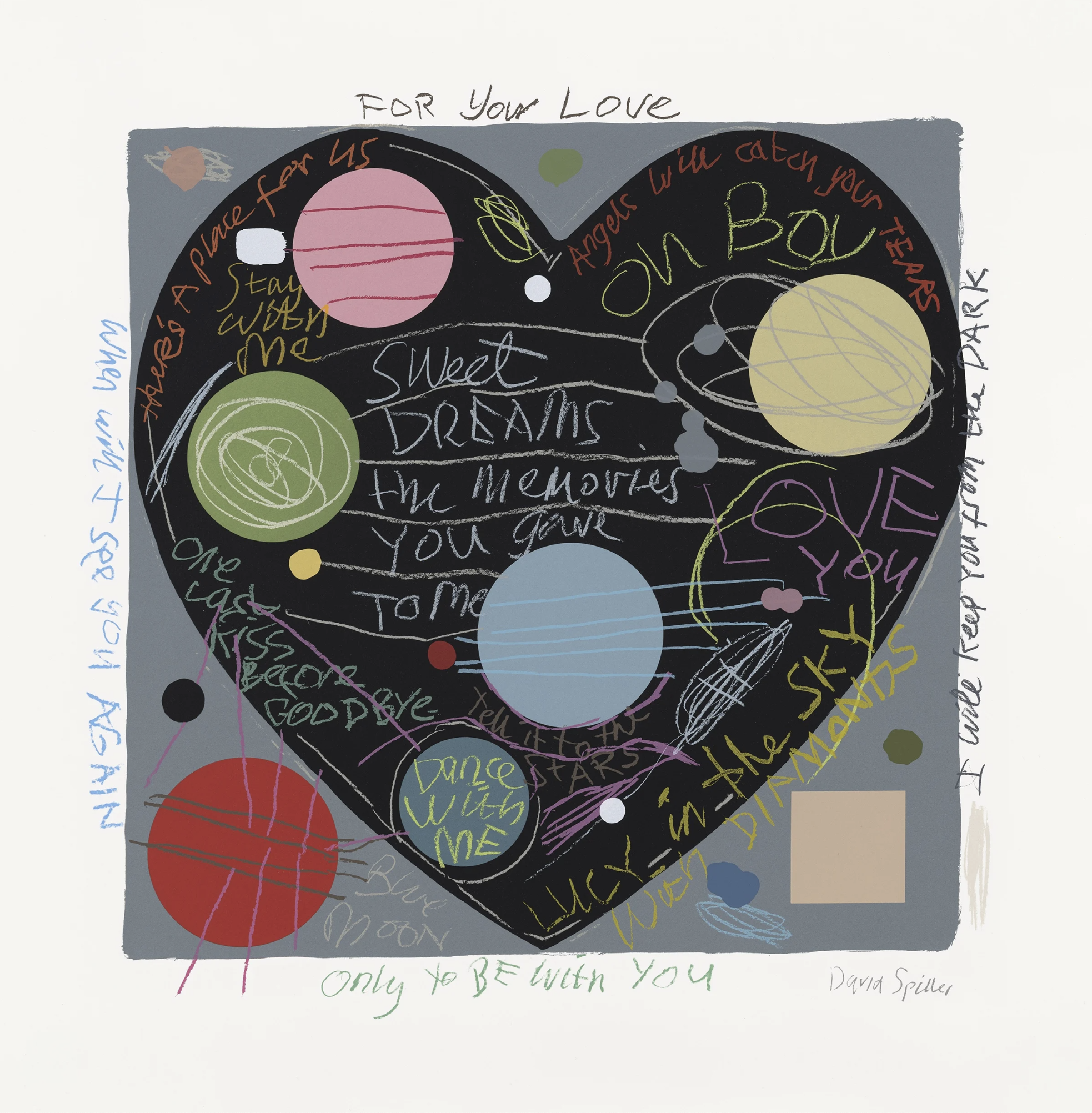 David Spiller – Only to be with you, 2024 – Silkscreen