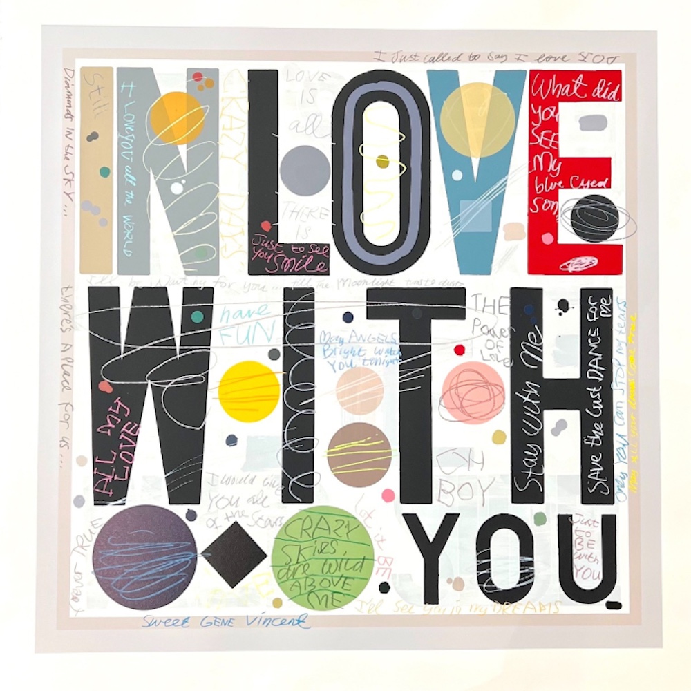 David Spiller – In Love with You..., 2023 – Silkscreen