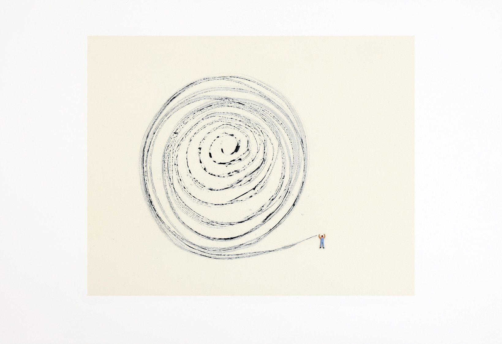 Liliana Porter – La espiral, 2024 – Collage