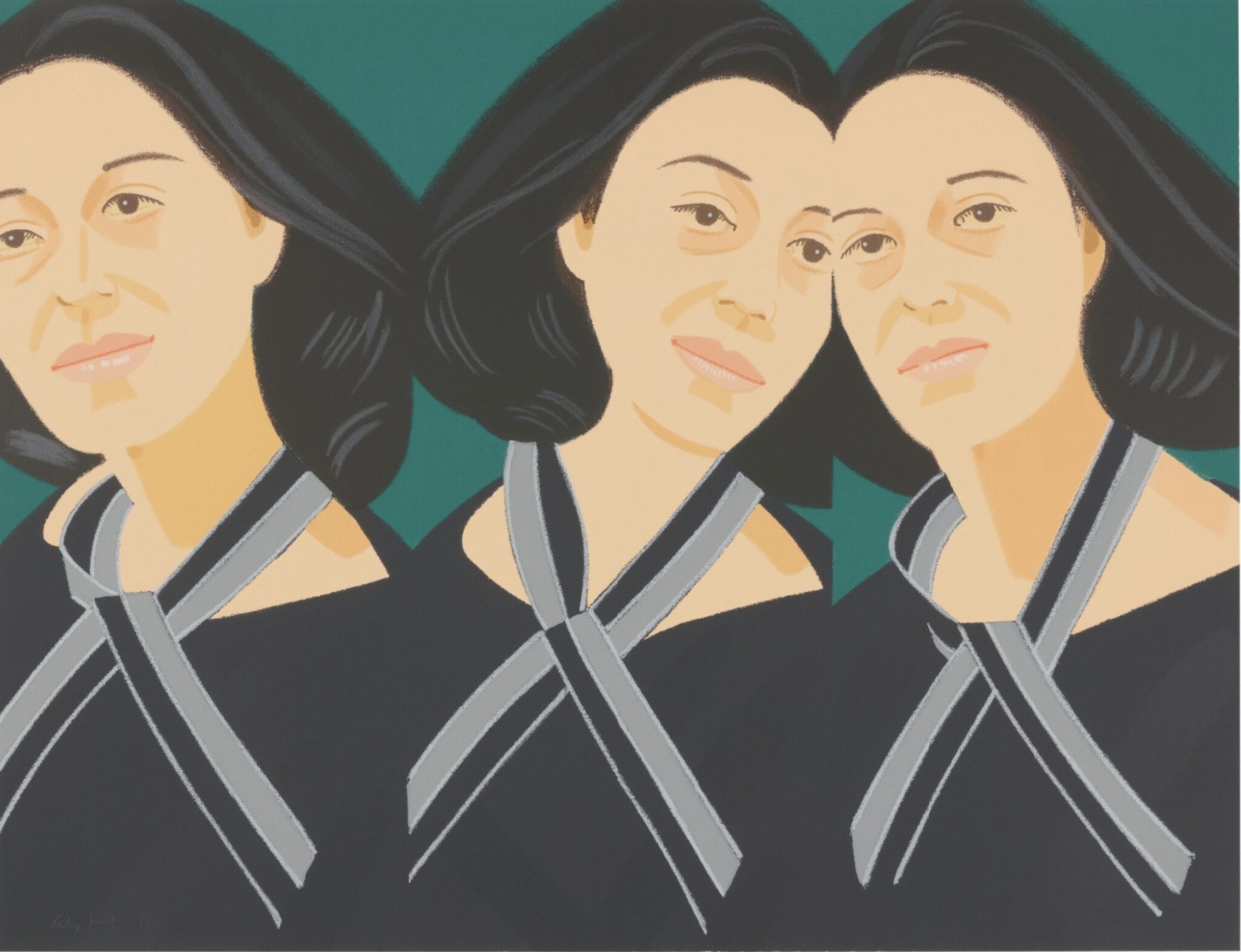 Alex Katz – Grey Ribbon, 1990 – Screen-print