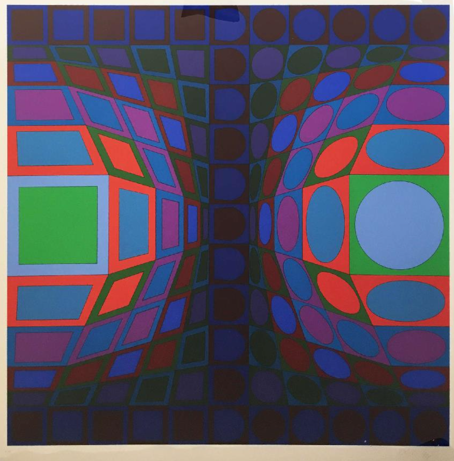 Victor Vasarely – Viva, 1974 – Screen-print