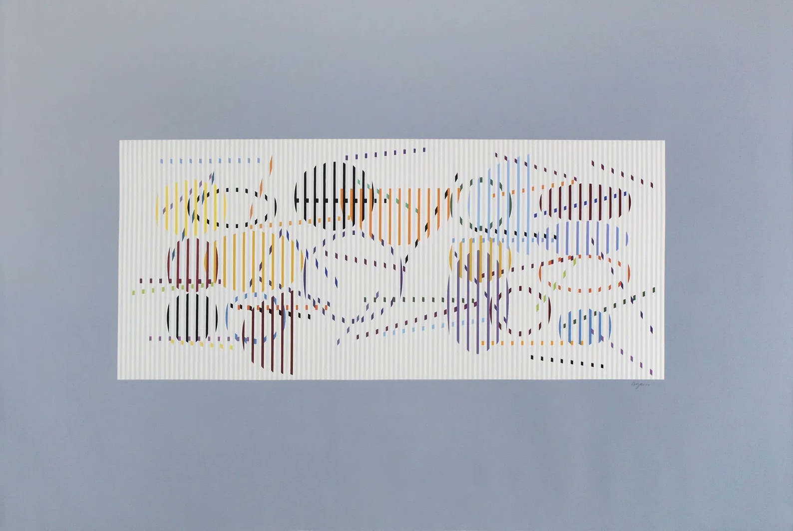 Yaacov Agam – Untitled (Composition), 1976 – Serigraph