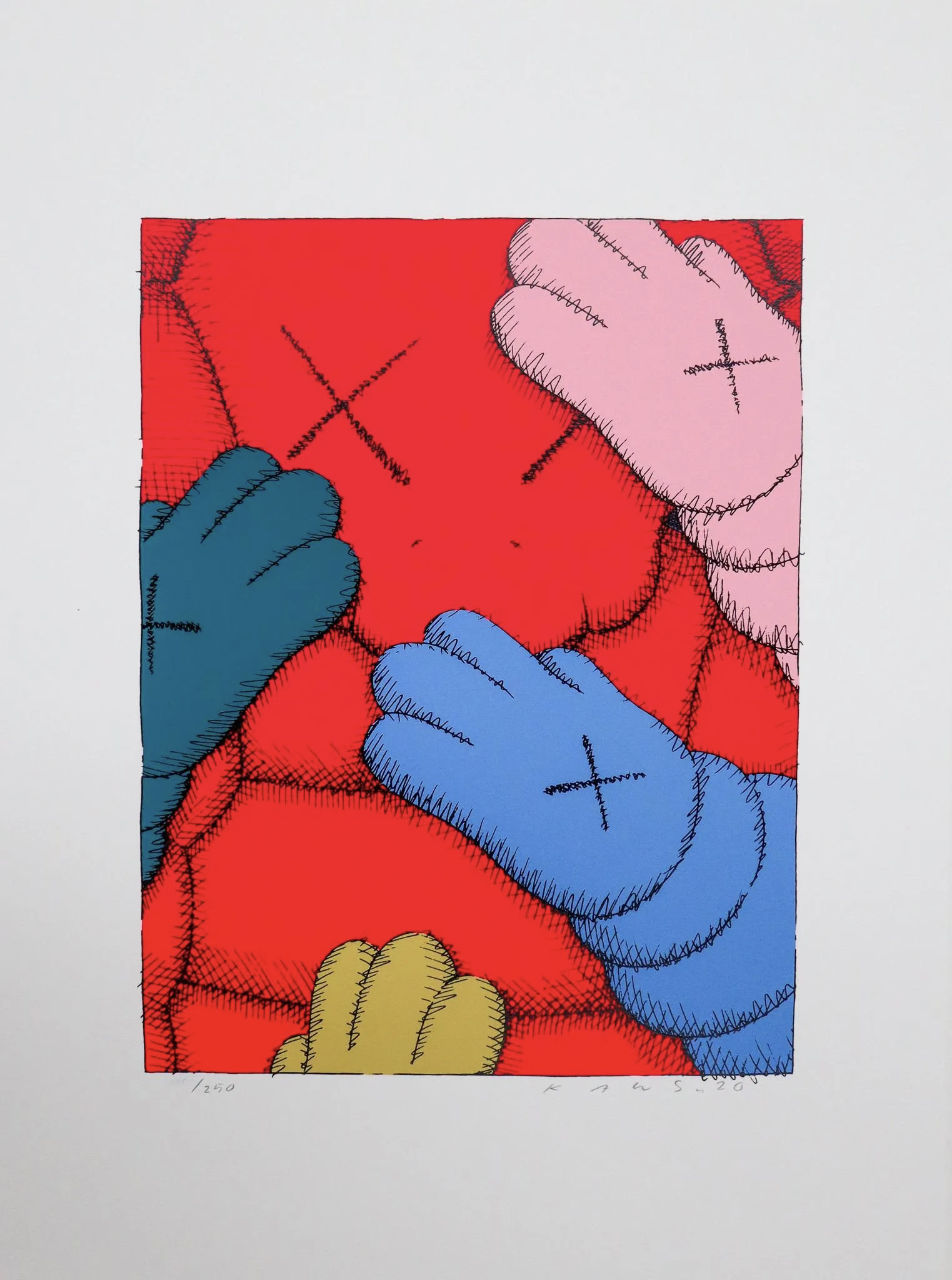 KAWS – Untitled VII (Urge), 2020 – Silkscreen