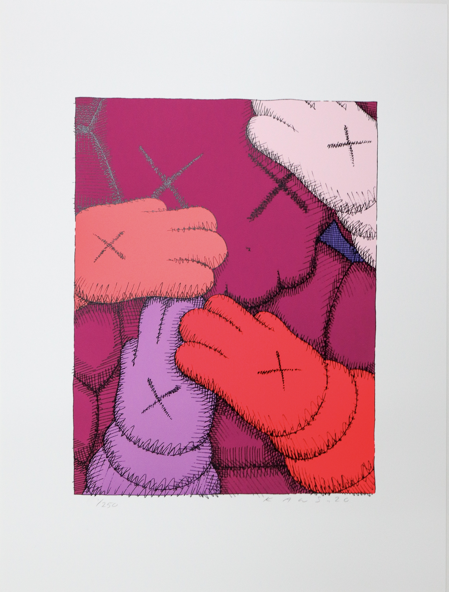 KAWS – Untitled IV (Urge), 2020 – Silkscreen