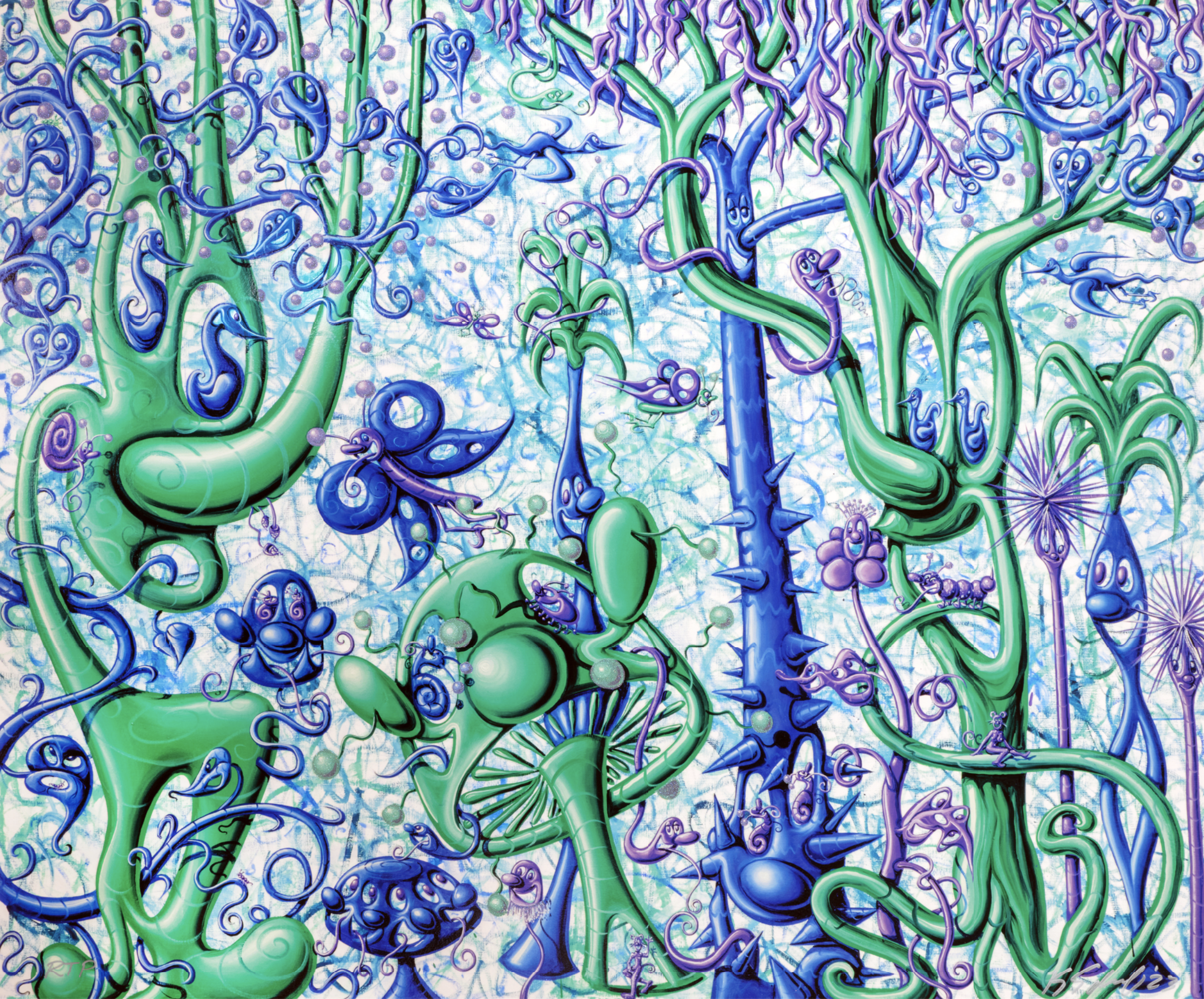 Kenny Scharf – Schrungle, 2022 – Archival Print