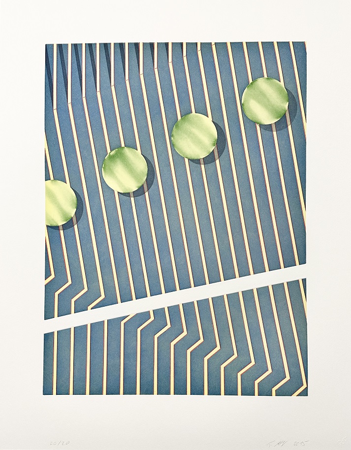 Tomma Abts – O.T., gap, 2015 – Radierung