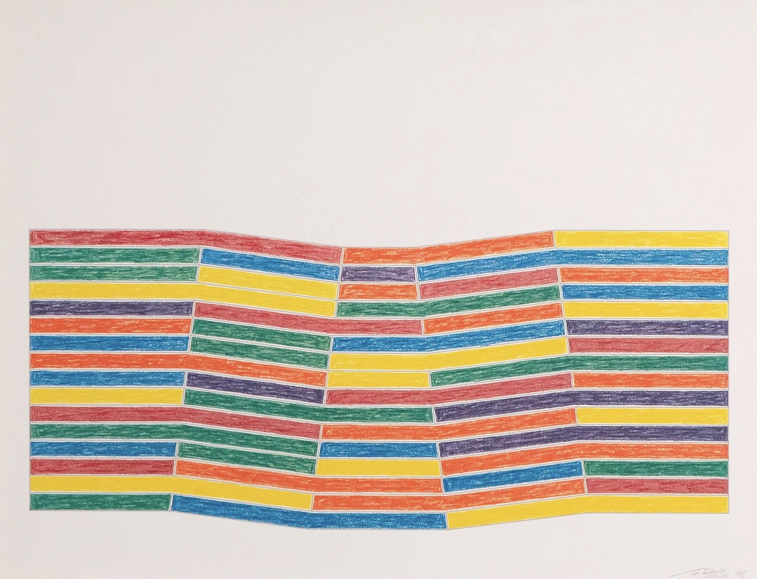 Frank Stella – Furg, 1975 – Mixed Media