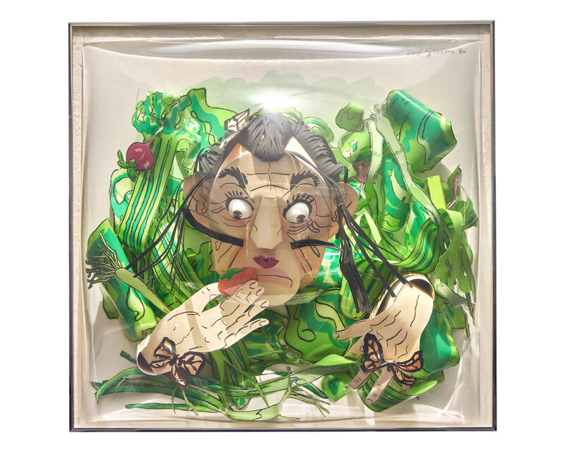 Red Grooms – Dali Salad, 1980 – Mischtechnik
