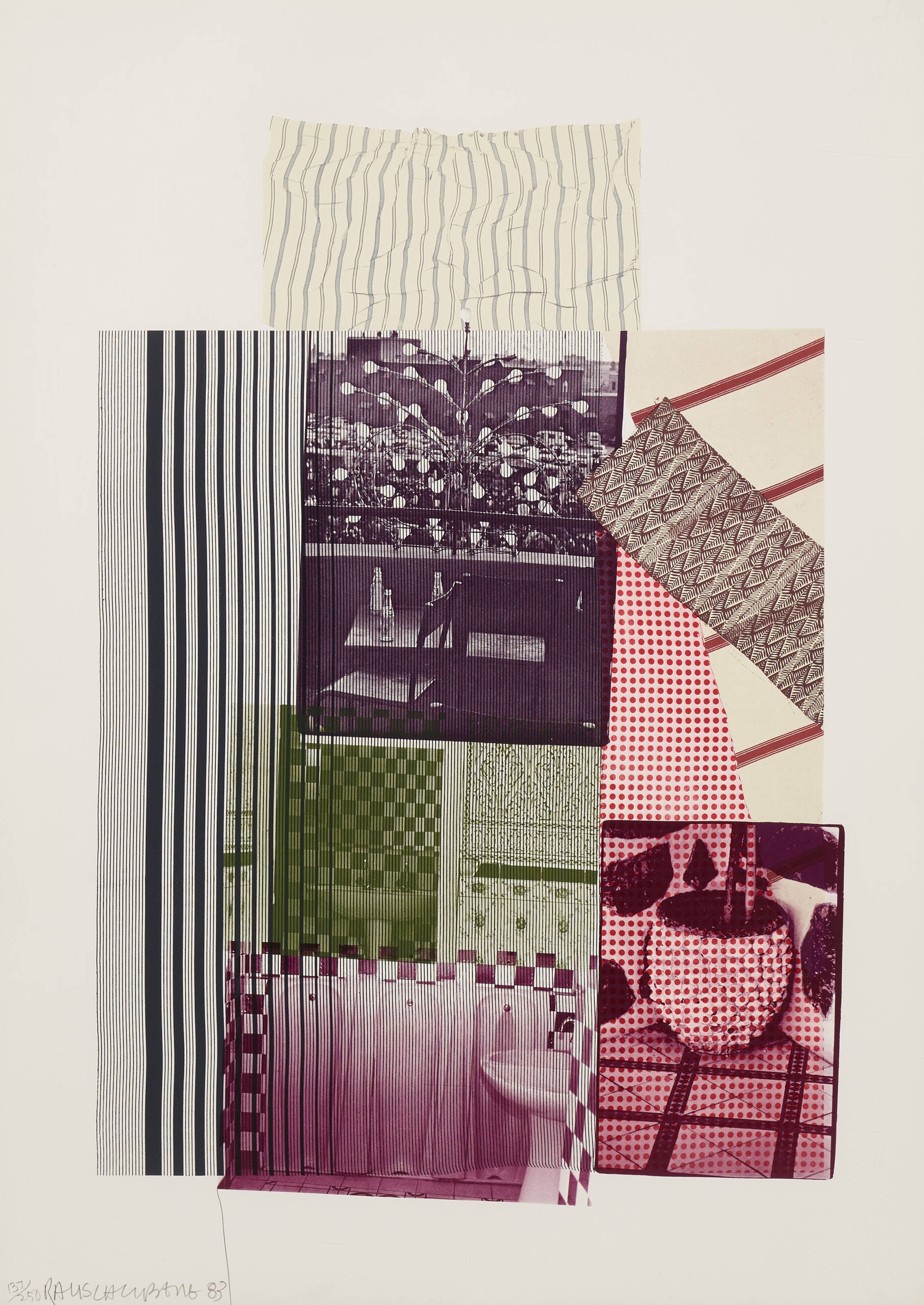 Robert Rauschenberg – Pre-Morocco, 1983 – Lithographie