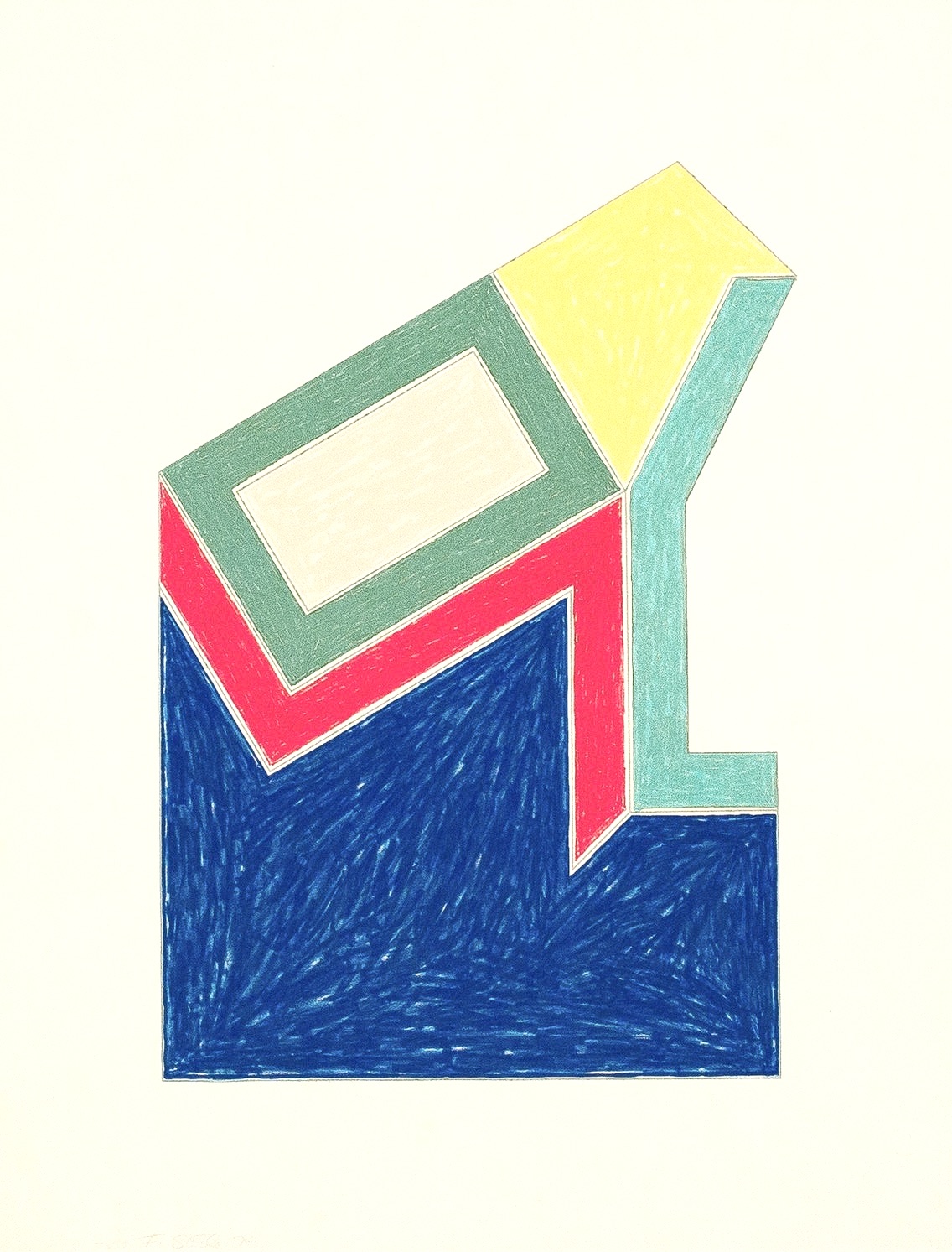 Frank Stella – Moultonville, 1974 – Mixed Media