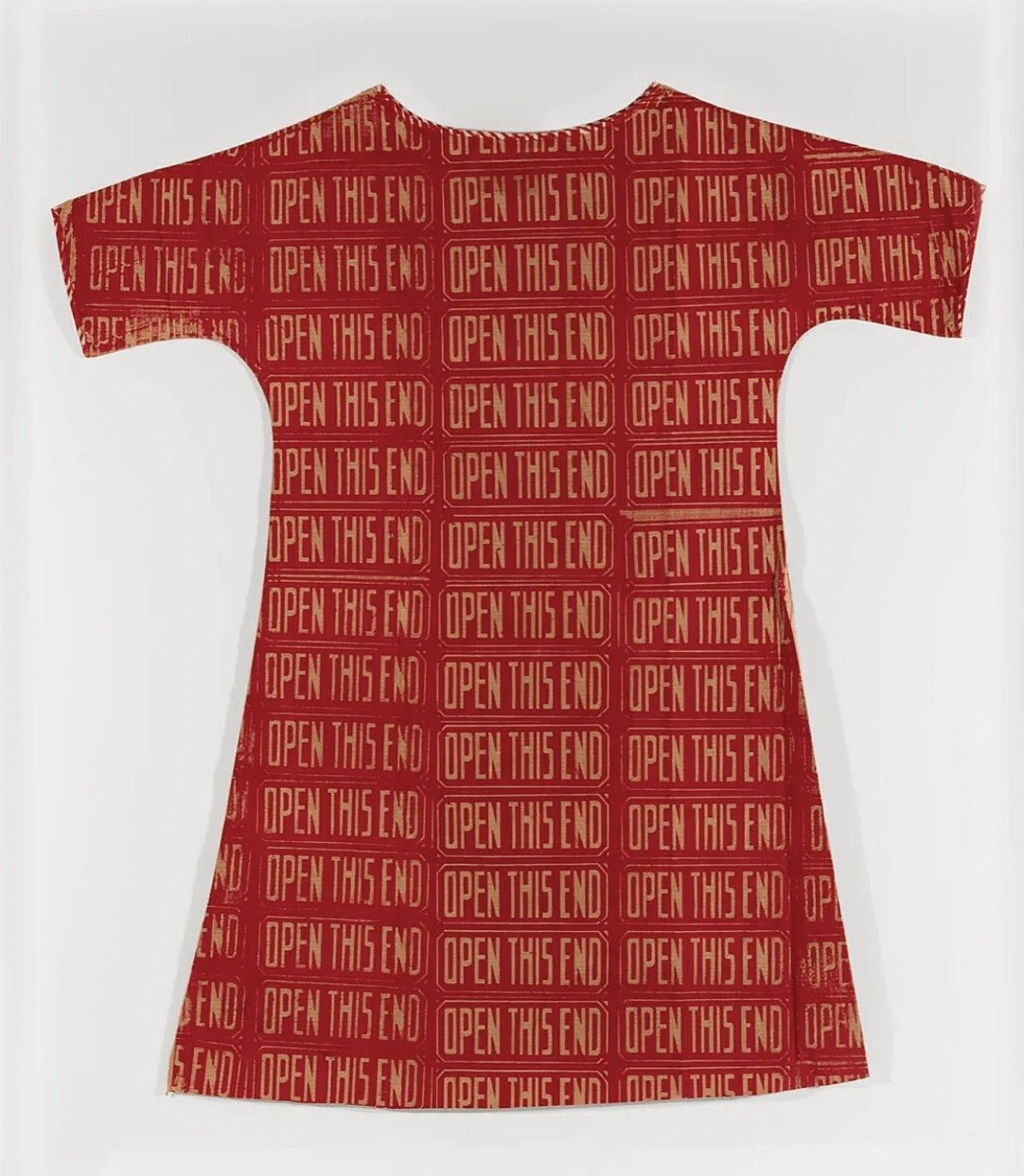 Andy Warhol – Open this end (Paper dress), 1962-1964 – Mixed Media