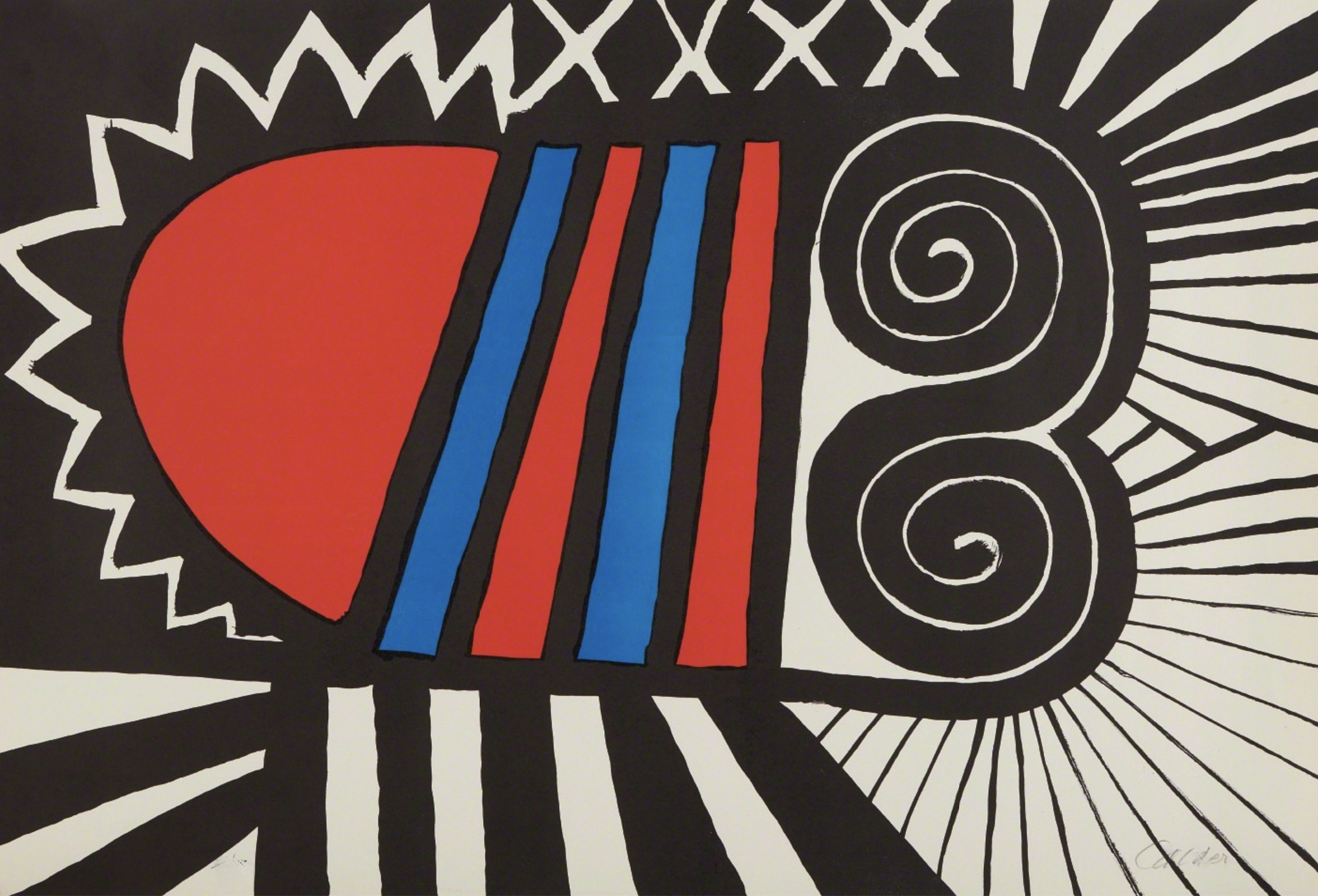 Alexander Calder – Papouse, 1969 – Lithografie