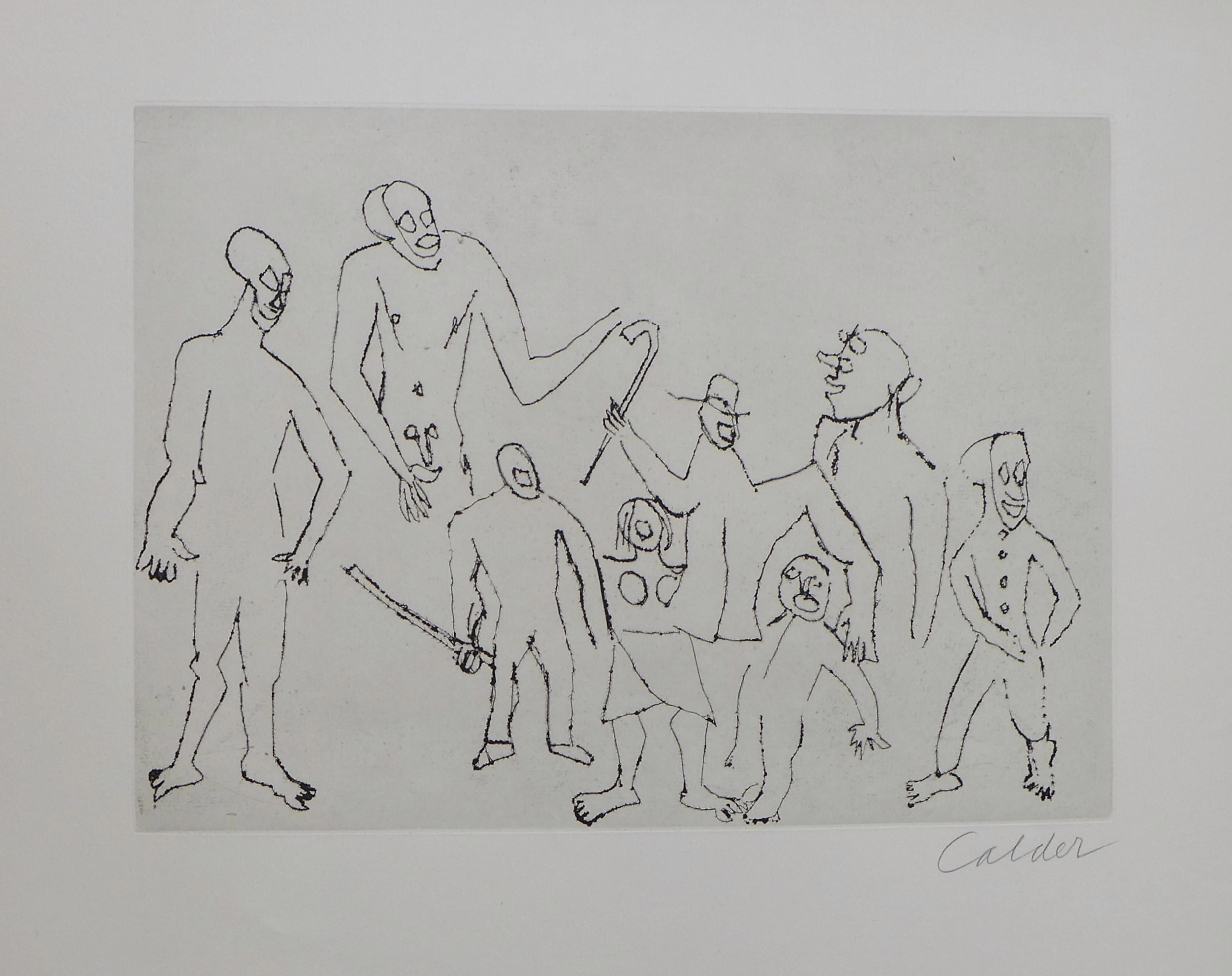 Alexander Calder – Santa Claus IV, 1974 – Etching