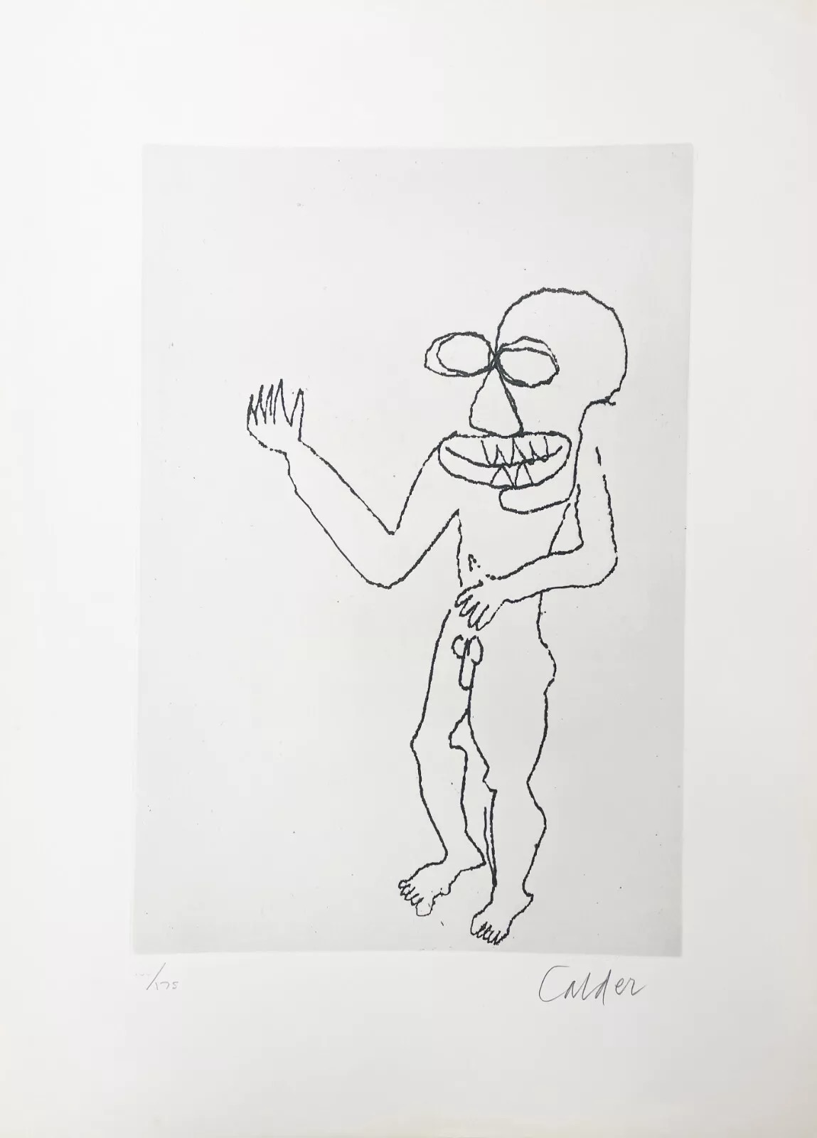 Alexander Calder – Santa Claus VIII, 1974 – Etching