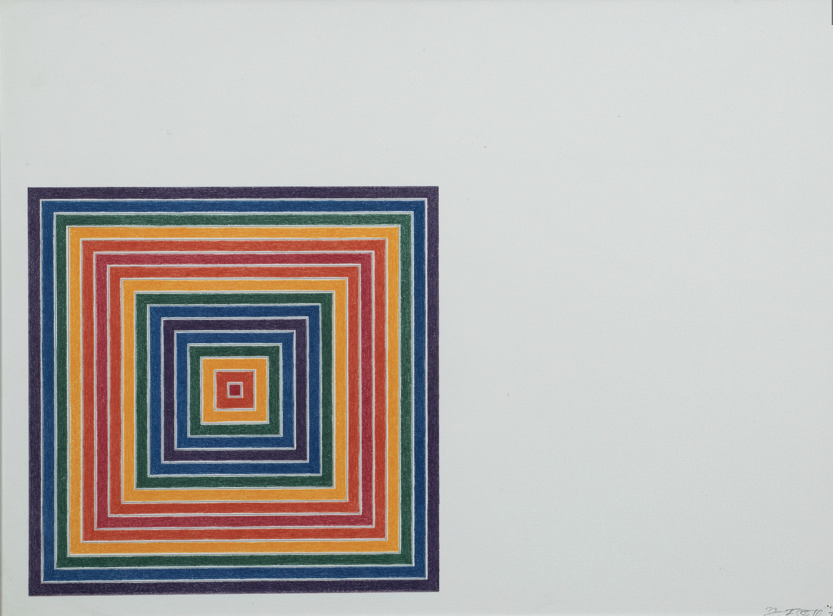 Frank Stella – Gran Cairo (from multicolored squares), 1970 – Lithographie