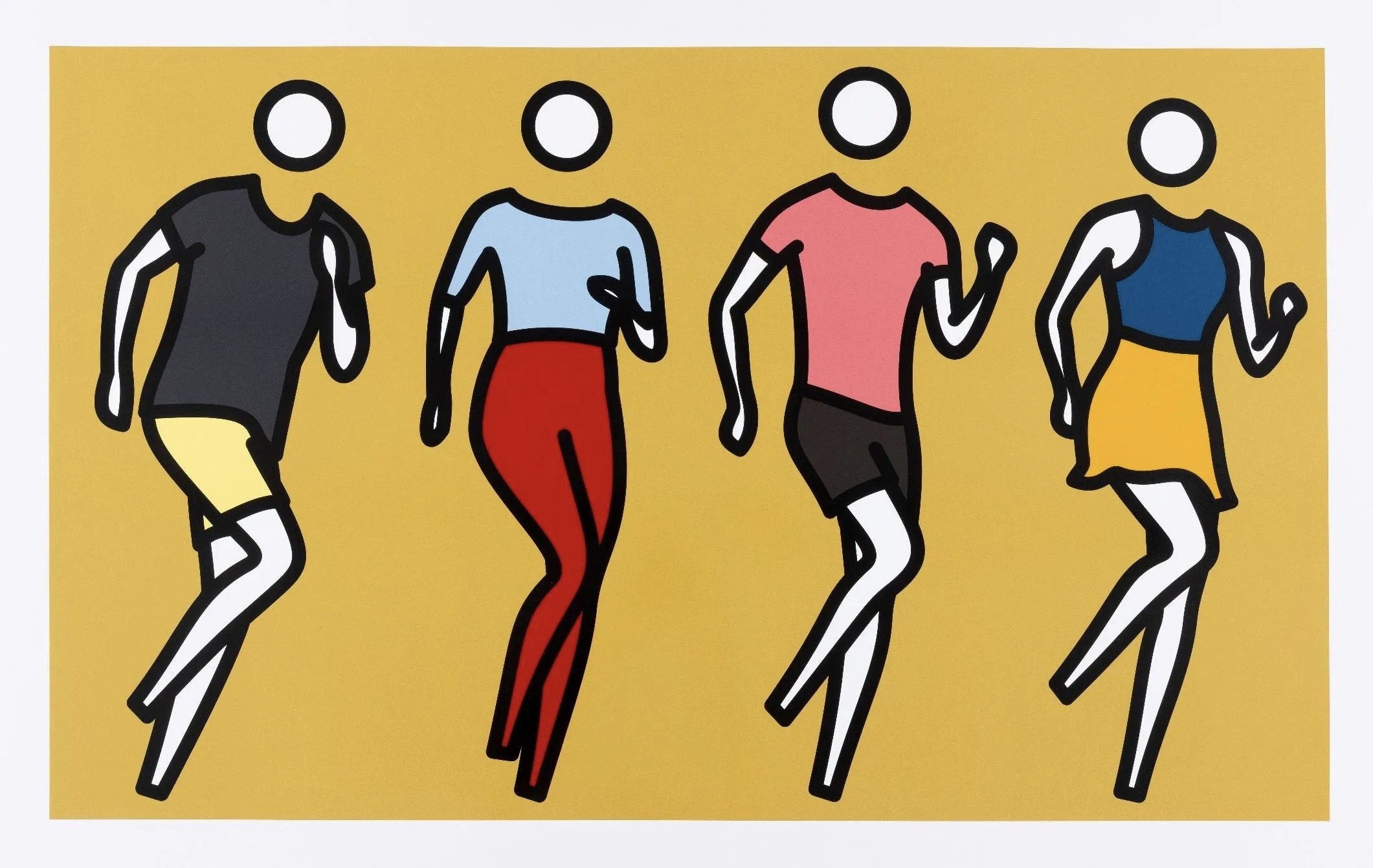 Julian Opie – Dance Synced 3, 2024 – Sérigraphie (Screen-print)