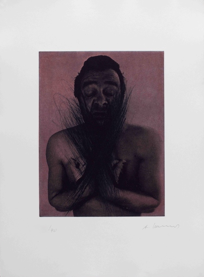 Arnulf Rainer – Body Pose II, 1971 - 1975 – Mischtechnik