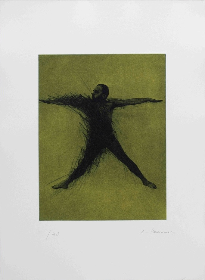Arnulf Rainer – Body Pose III, 1971 - 1975 – Mischtechnik
