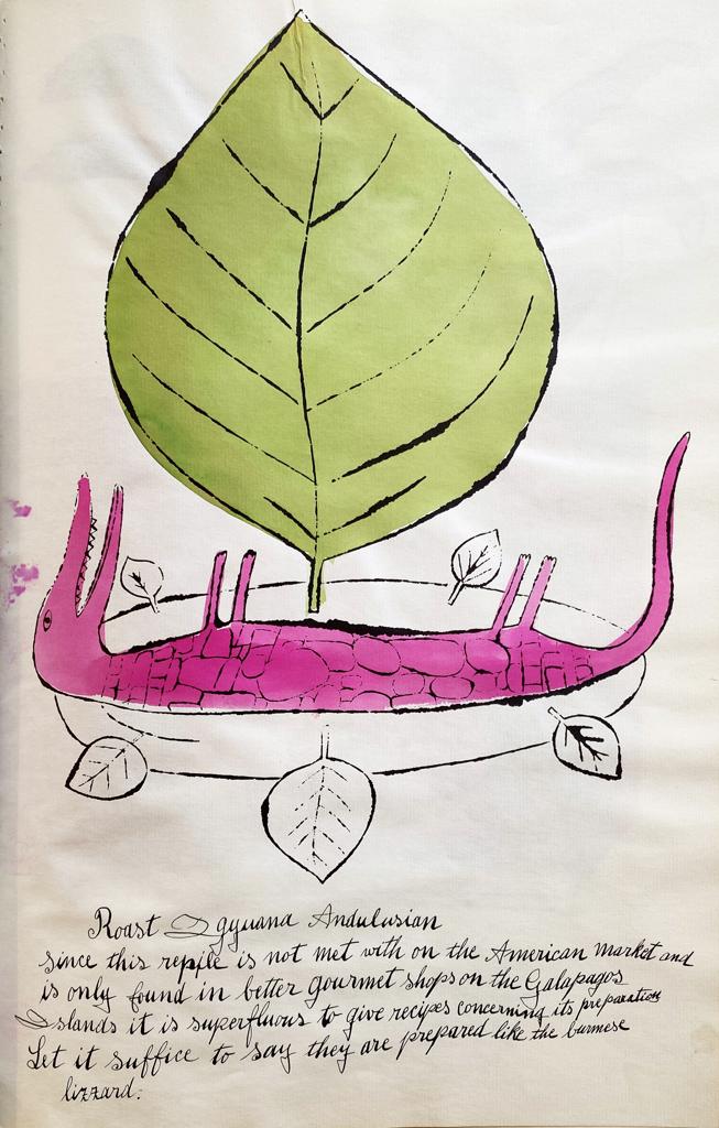 Andy Warhol – Wild Raspberries IV.136A (Roast Iguana), 1959 – Offset