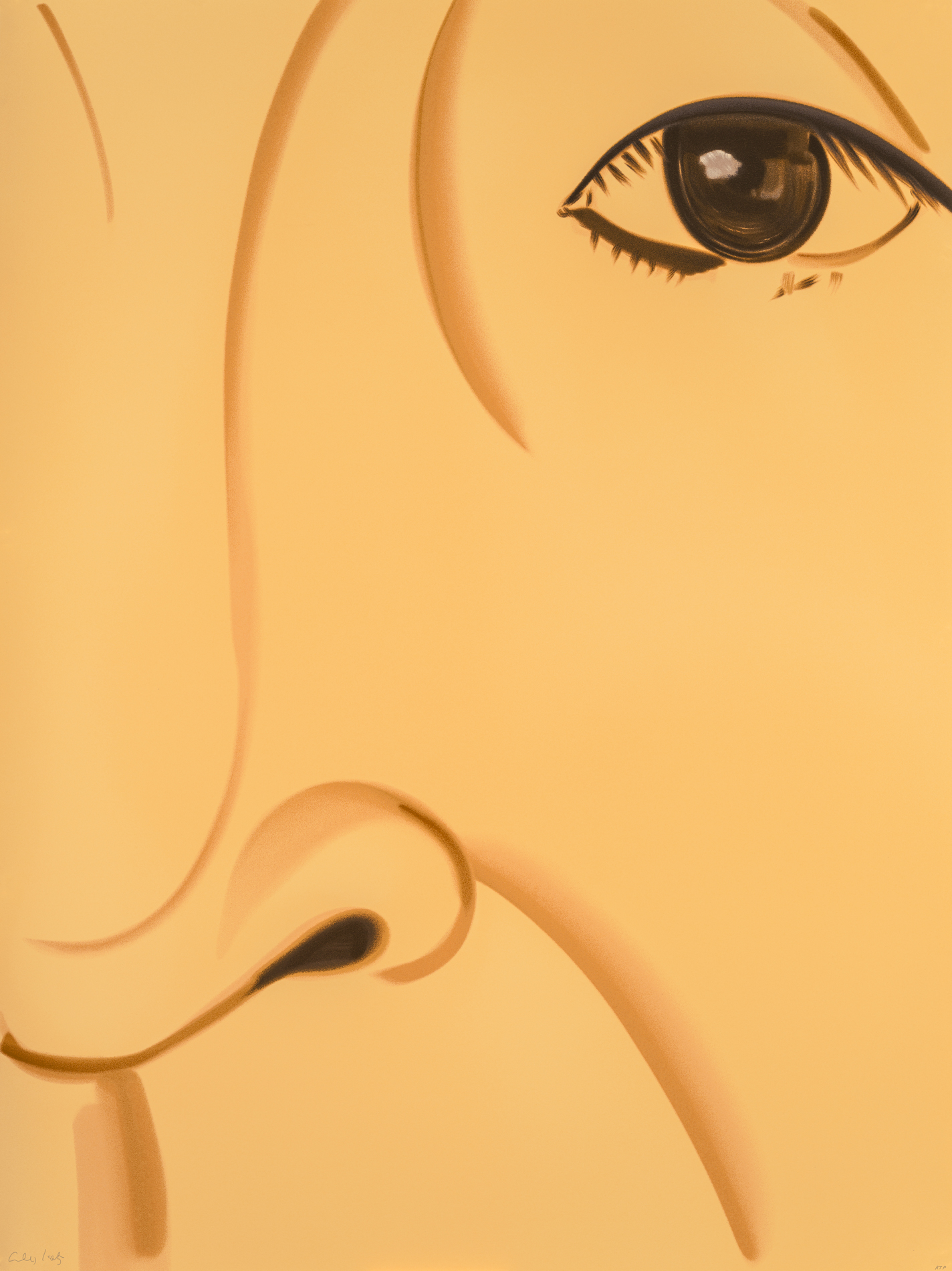 Alex Katz – Ada 5 from Ada Portfolio 2, 2022 – Silkscreen