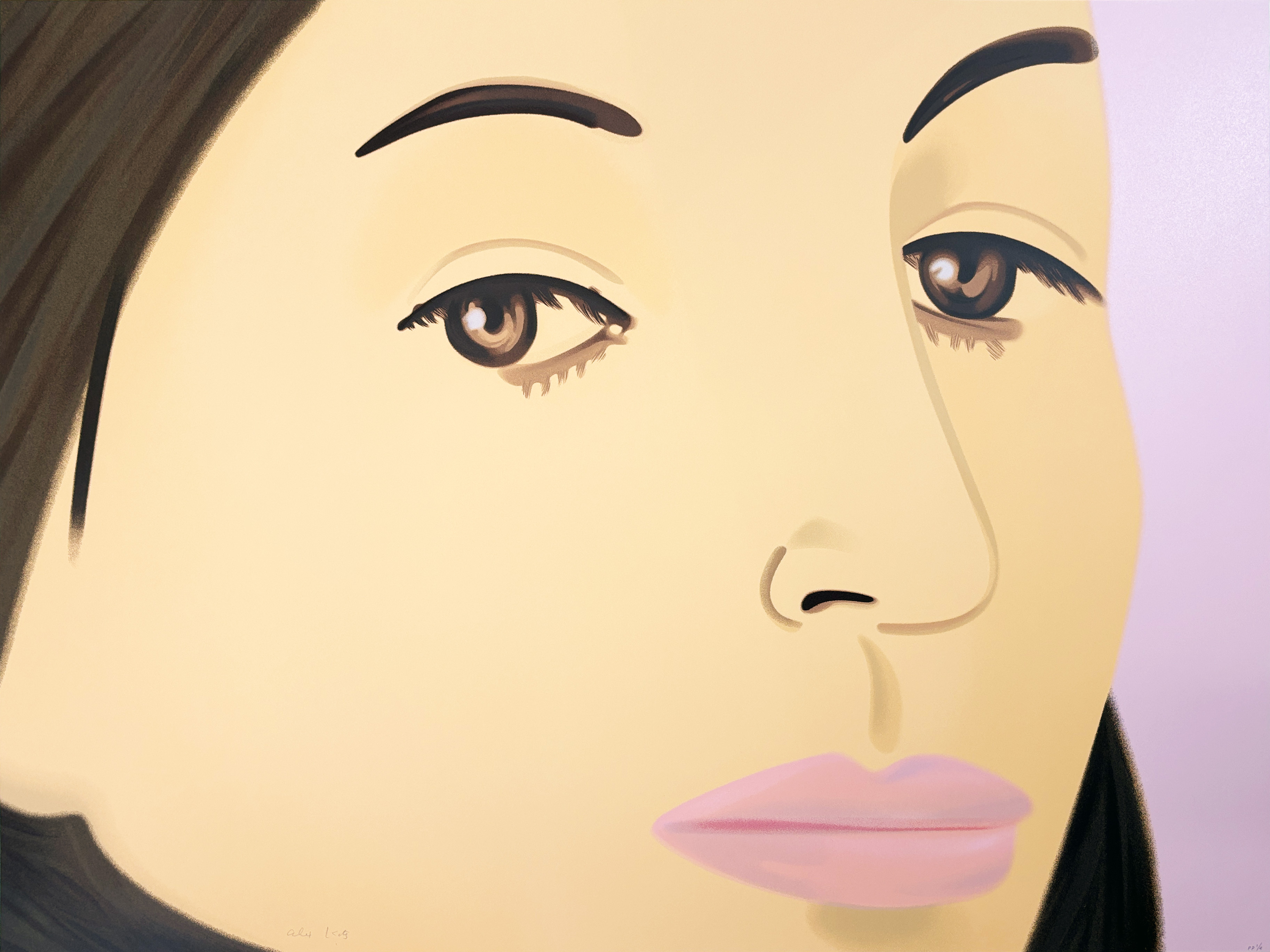Alex Katz – Ada 8 from Ada Portfolio 2, 2022 – Silkscreen