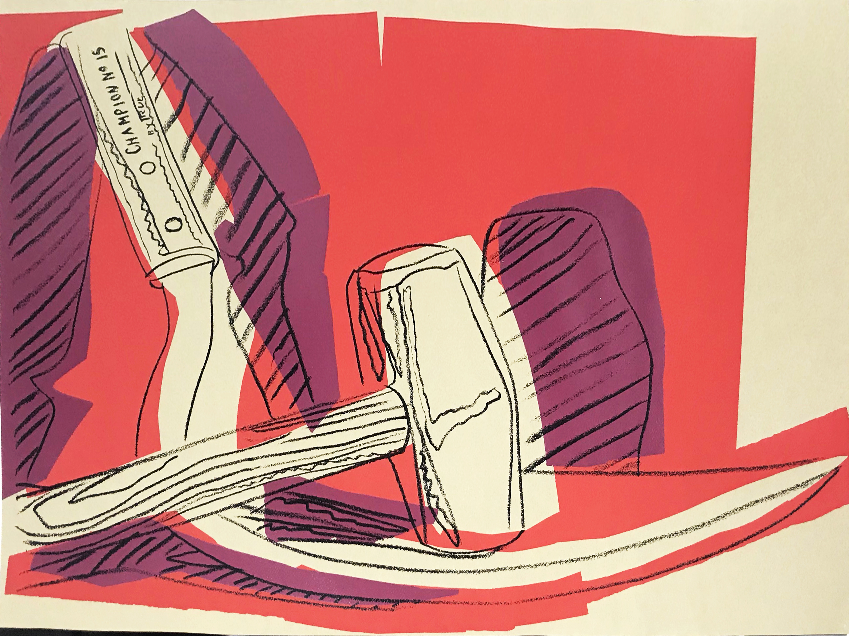 Andy Warhol – Hammer & Sickle (069B UT.005) (TP), 1977 – Screen-print