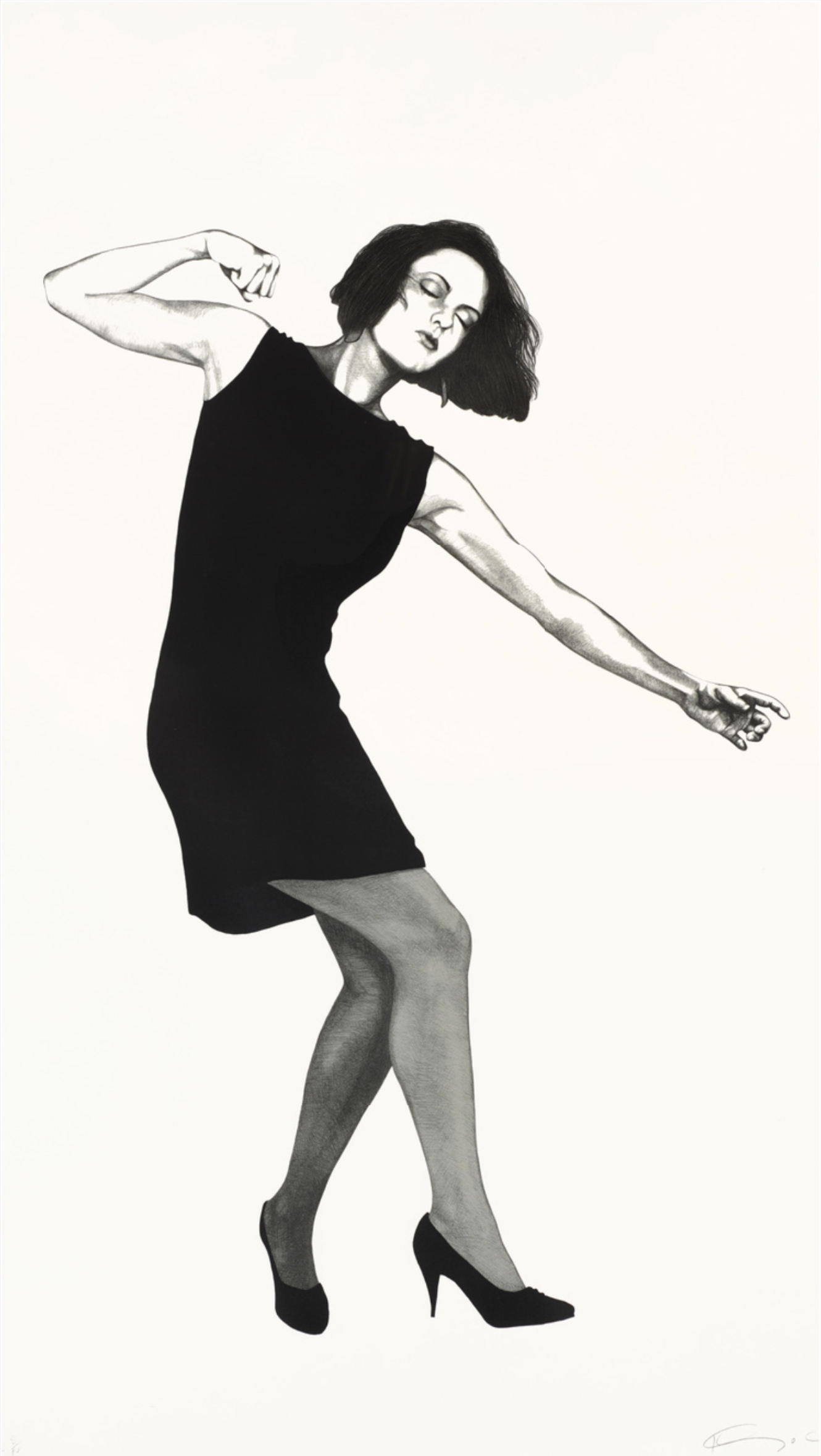 Robert Longo – Tillman, 2000 – Lithograph