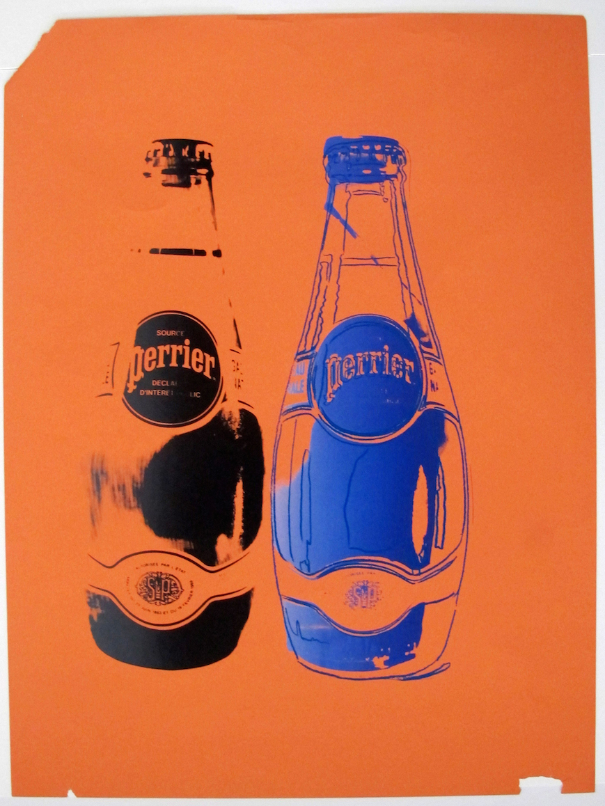 Andy Warhol – Perrier (TP), 1983 – Mixed Media