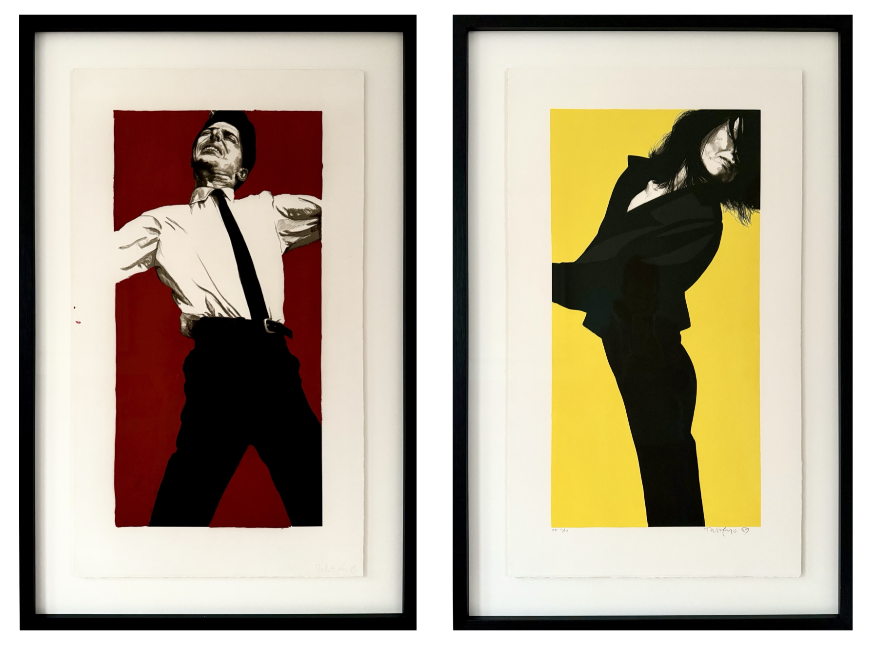 Robert Longo – Gretchen & Jules (Men in the cities), 1982; 1983 – Lithografie