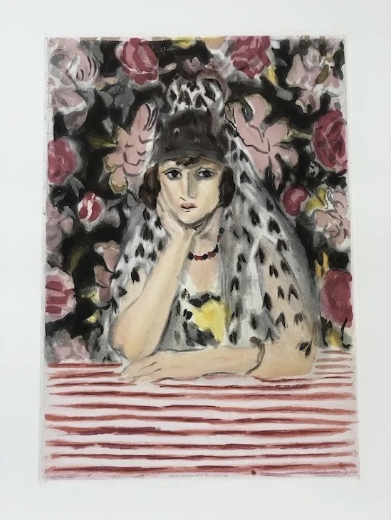 Henri Matisse – L'Espagnol à la mantille, 1925 – Etching and Aquatint