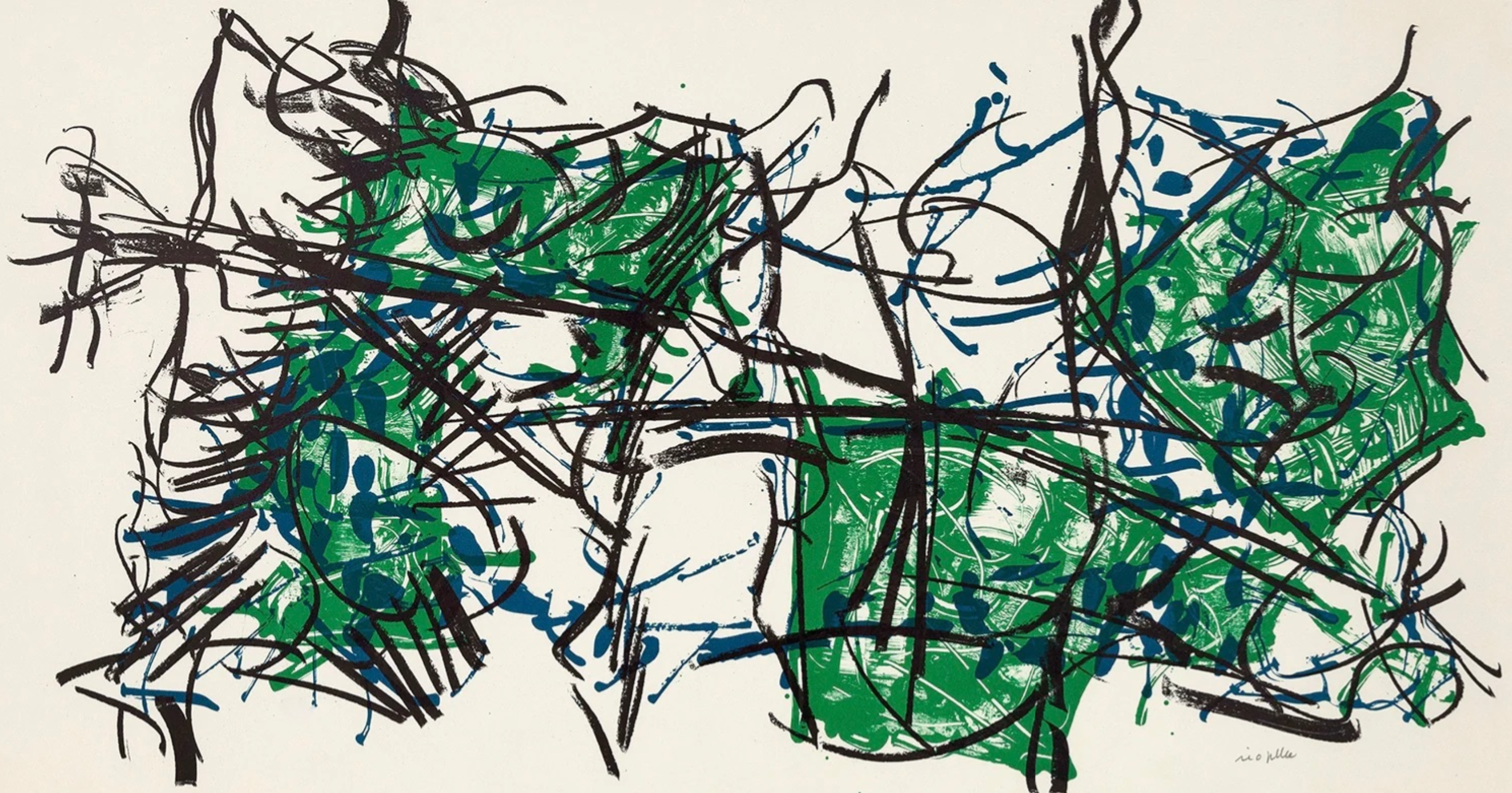 Jean-Paul Riopelle – Album #10 Cat No. 222, 1967 – Lithografie