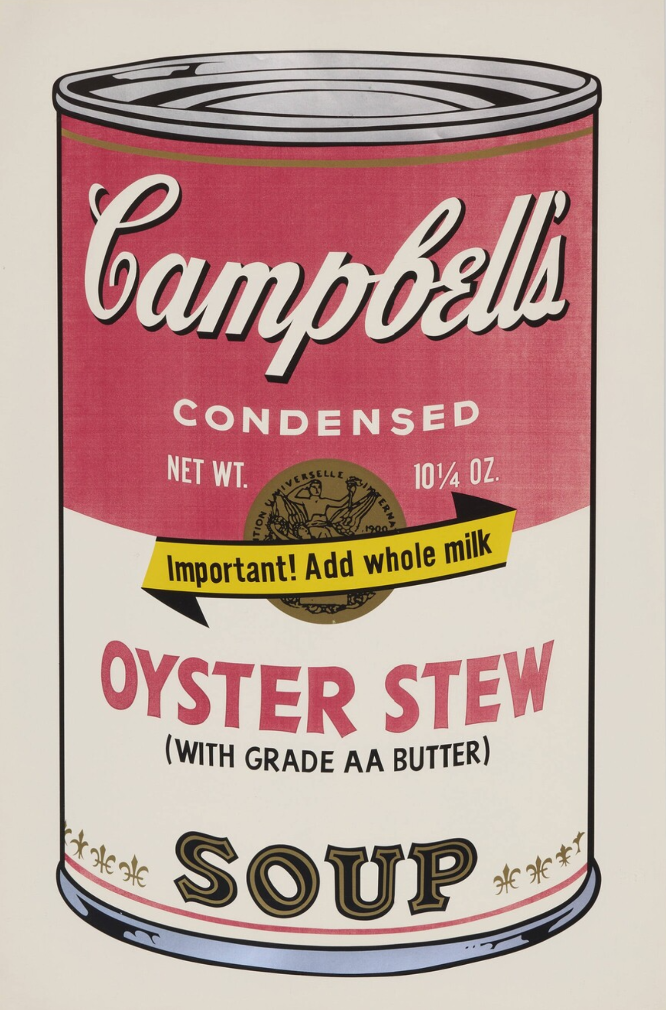 Andy Warhol – Oyster Stew (from Campbell's Soup II), 1969 – Siebdruck
