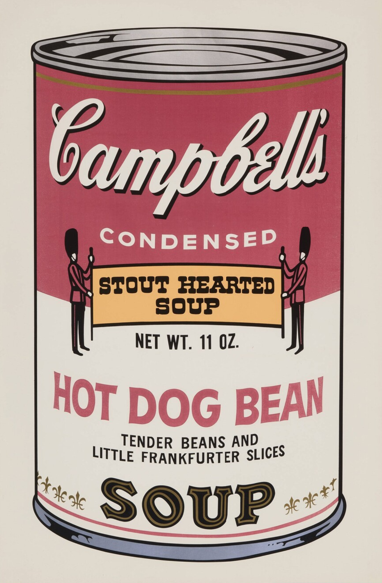 Andy Warhol – Hot Dog Bean (from Campbell's Soup II), 1969 – Screen-print