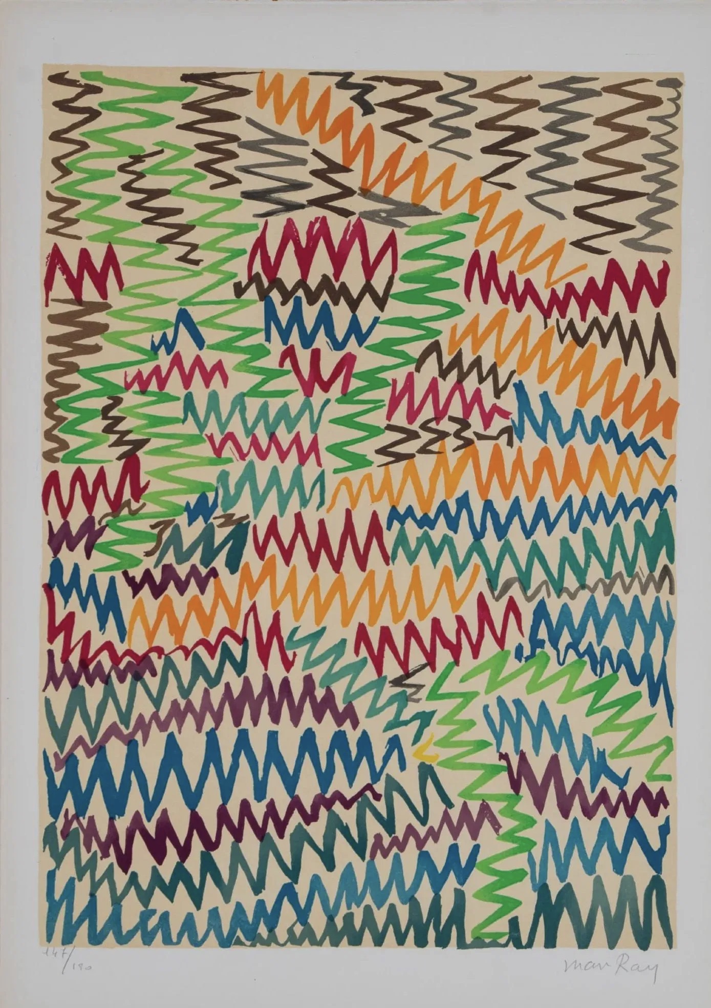 Man Ray – Untitled (from On the Origin of Species by Irrational Selection), 1971 – Litografía