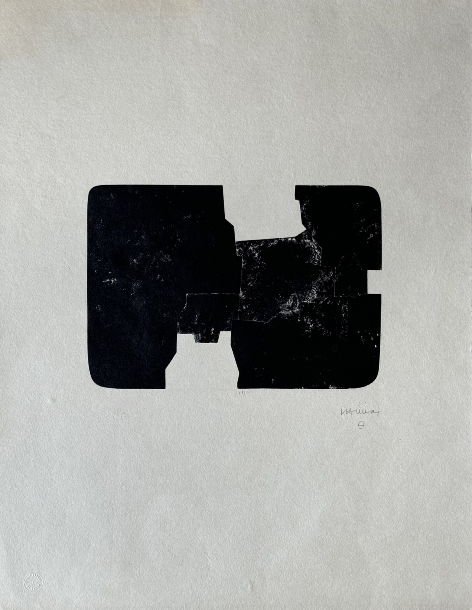 Eduardo Chillida – St. Gallen, 1968-84 – Lithographie