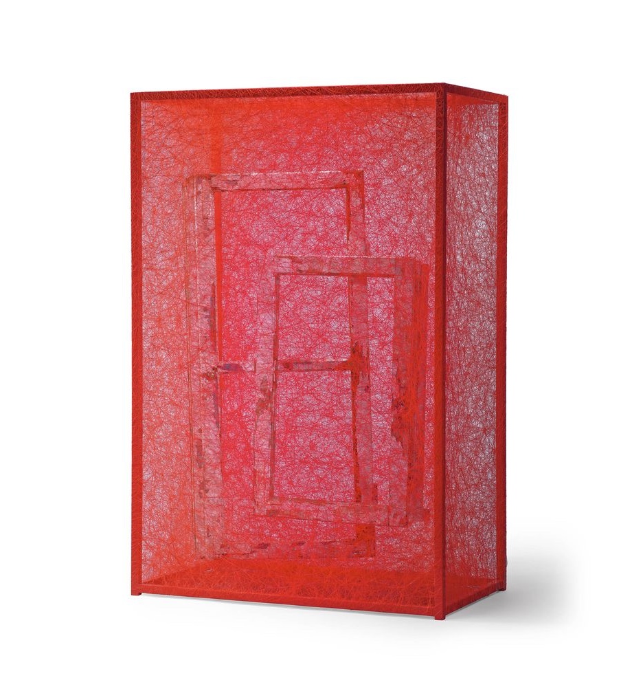 Chiharu Shiota – State of Being (windows), 2021 – Gemengde techniek.