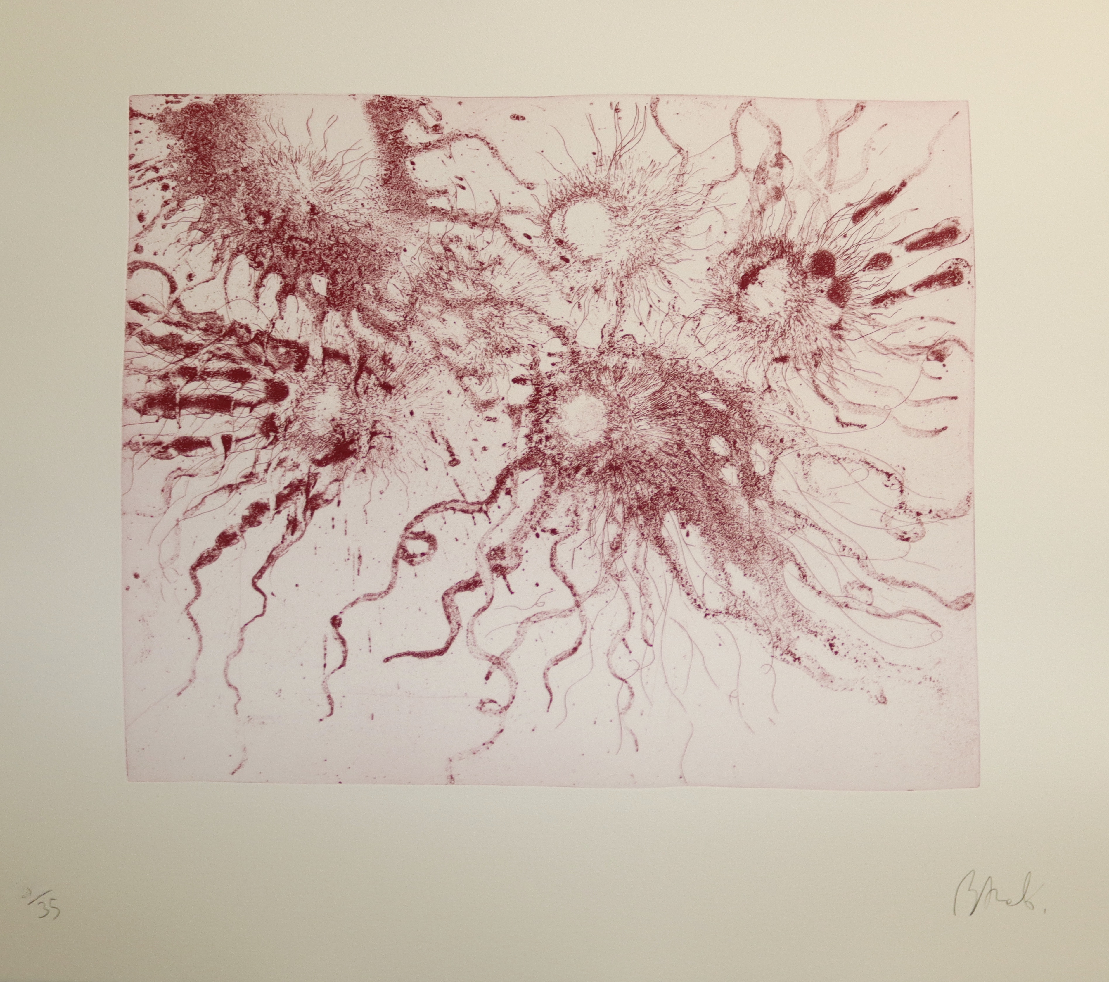 Miquel Barceló – Lanzarote 20, 2000 – Etching and Aquatint
