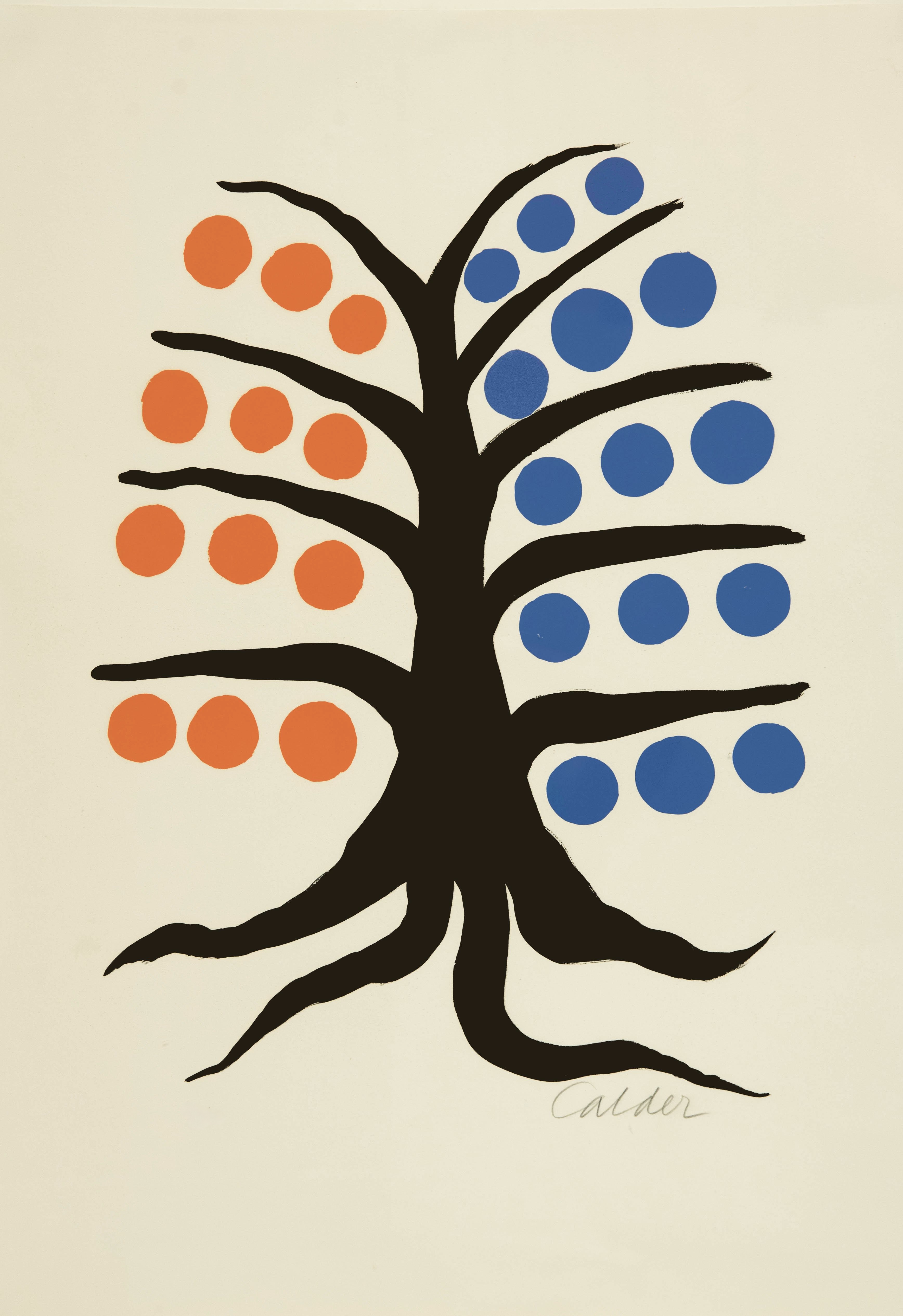 Alexander Calder – Tree, 1972 – Litografía